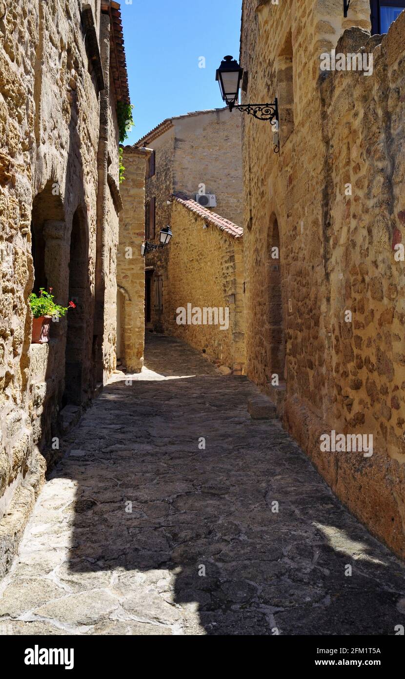 Miramas le Vieux old hilltop village Stock Photo