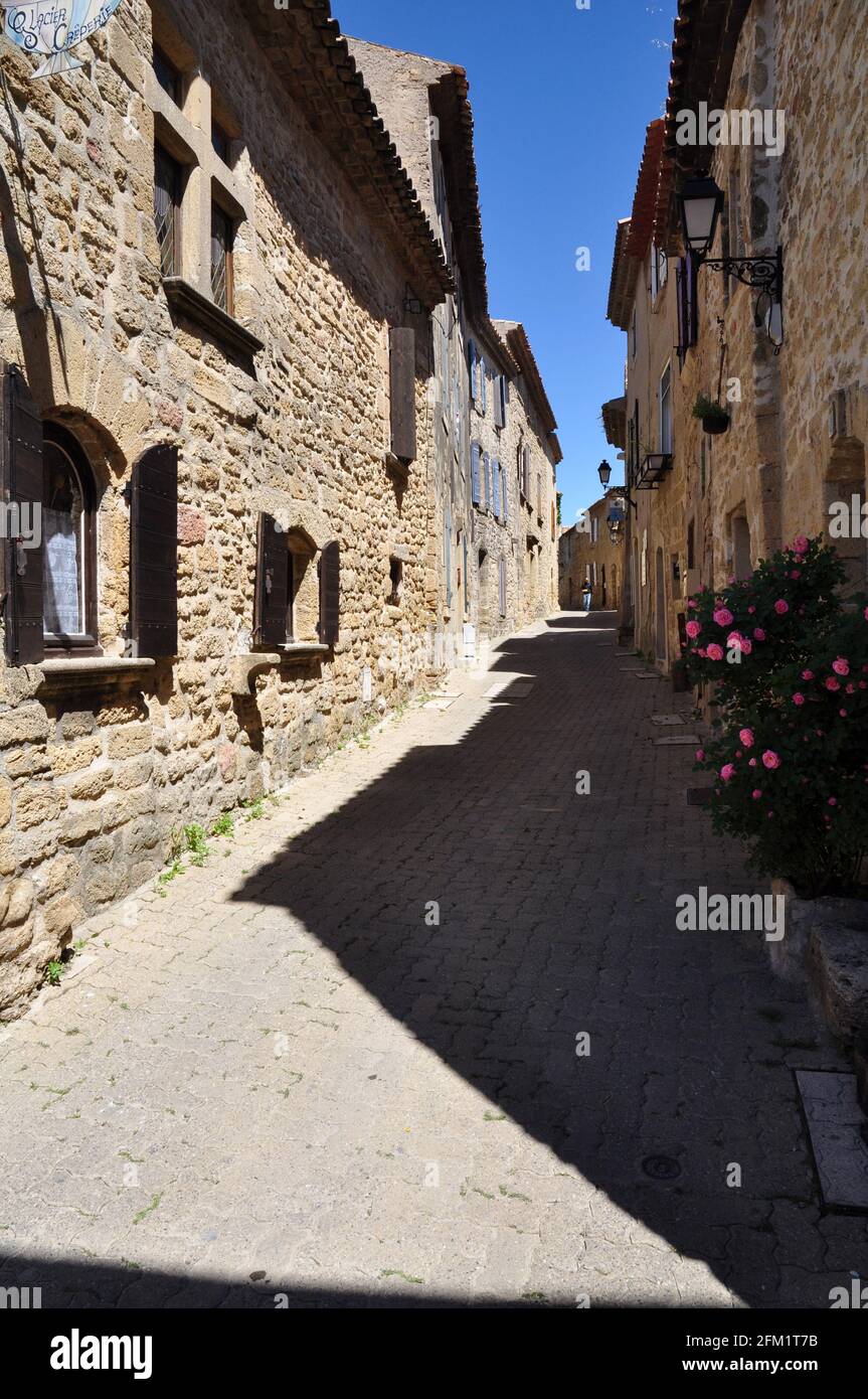 Miramas le Vieux old hilltop village Stock Photo