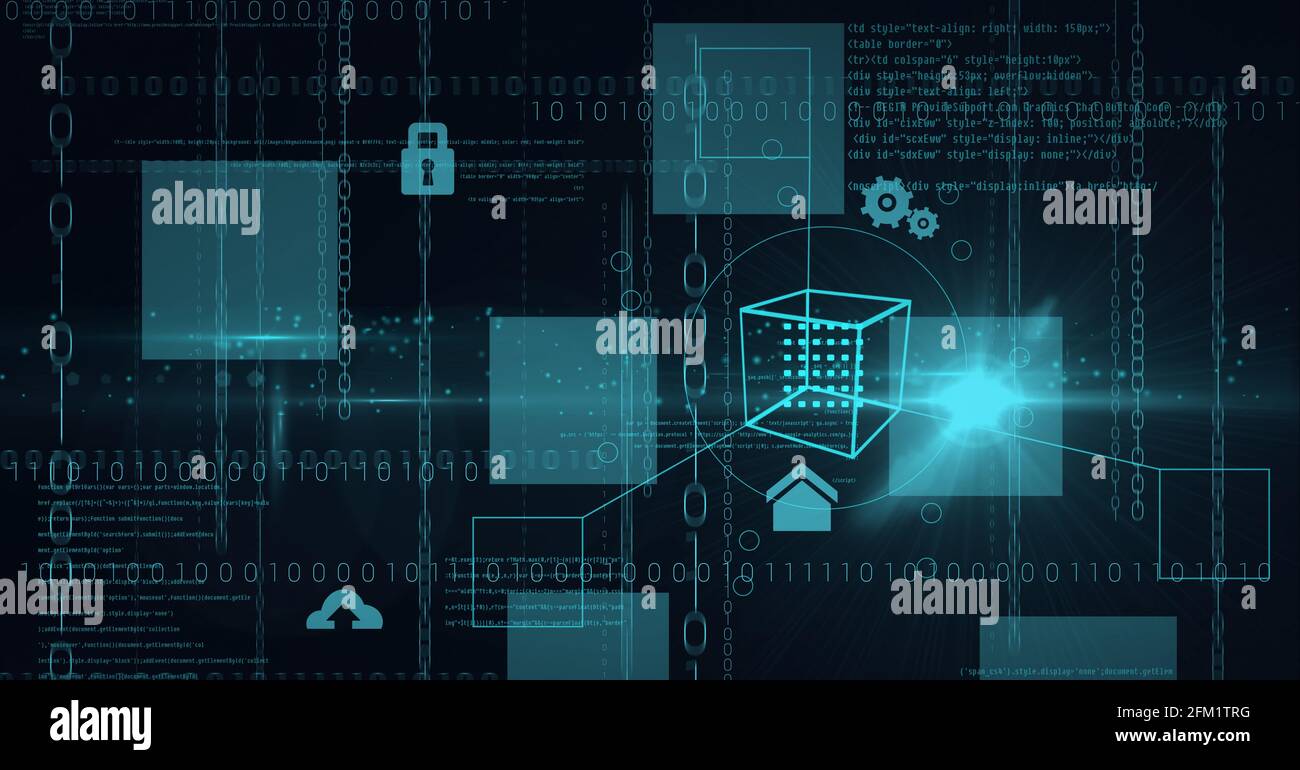 Animation of data processing and binary coding with green squares on black background Stock Photo - Alamy Animation of data processing and binary coding with green squares on black background Stock Photo - Alamy