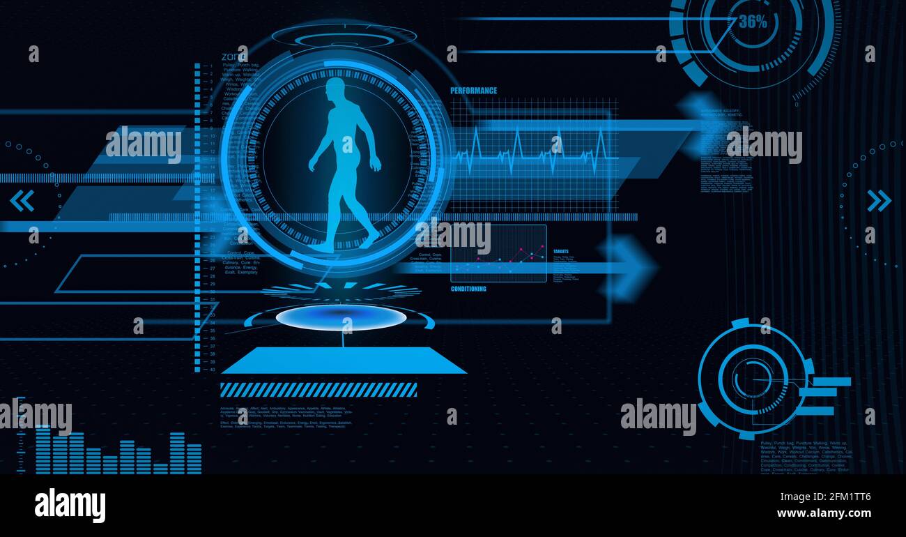 Animation of medical data processing with human model in blue scope scanning on black background Stock Photo - Alamy Animation of medical data processing with human model in blue scope scanning on black background Stock Photo - Alamy