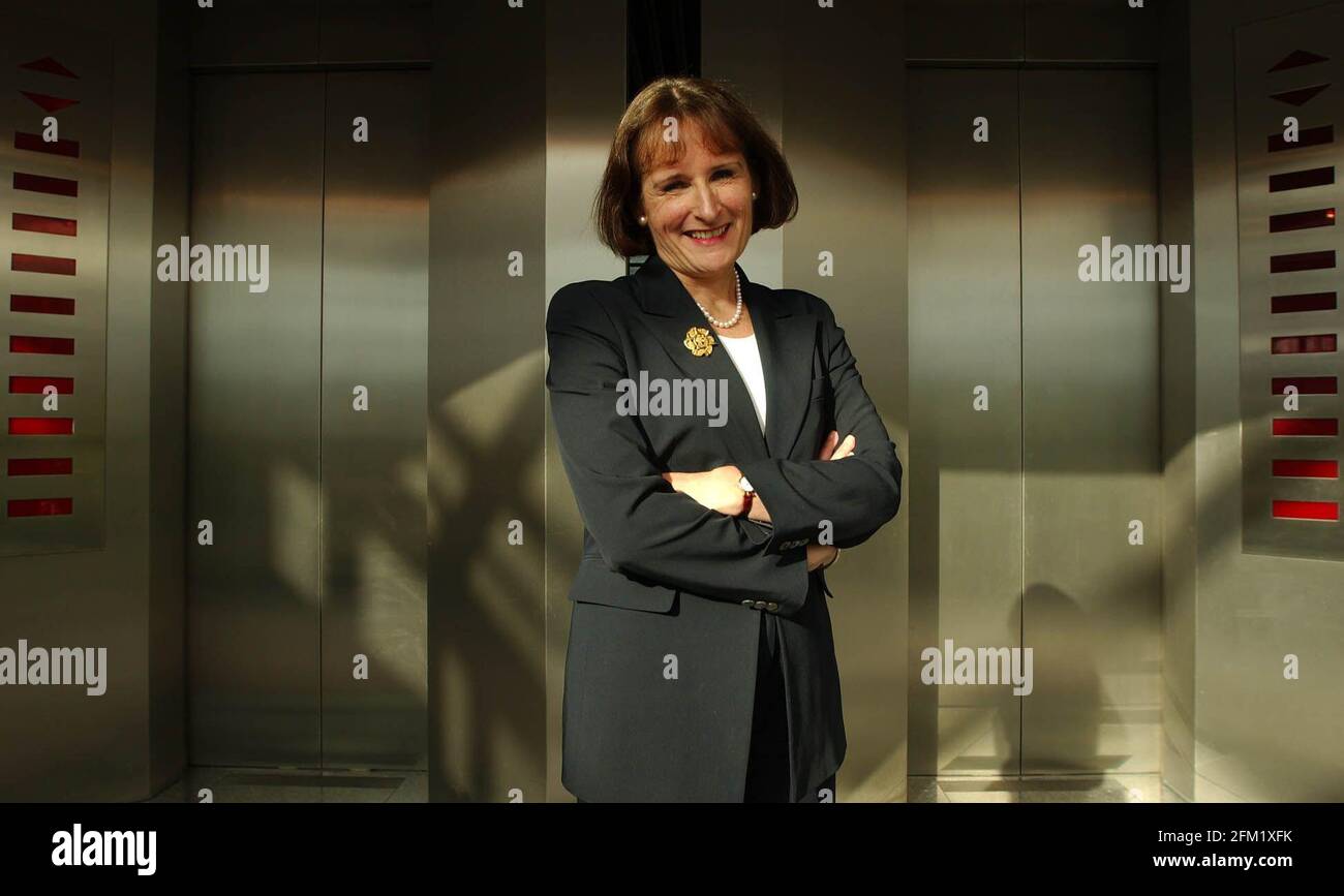 Director General of Association of British Insurers Mary Francis.4 October 2002 photo Andy Paradise Stock Photo