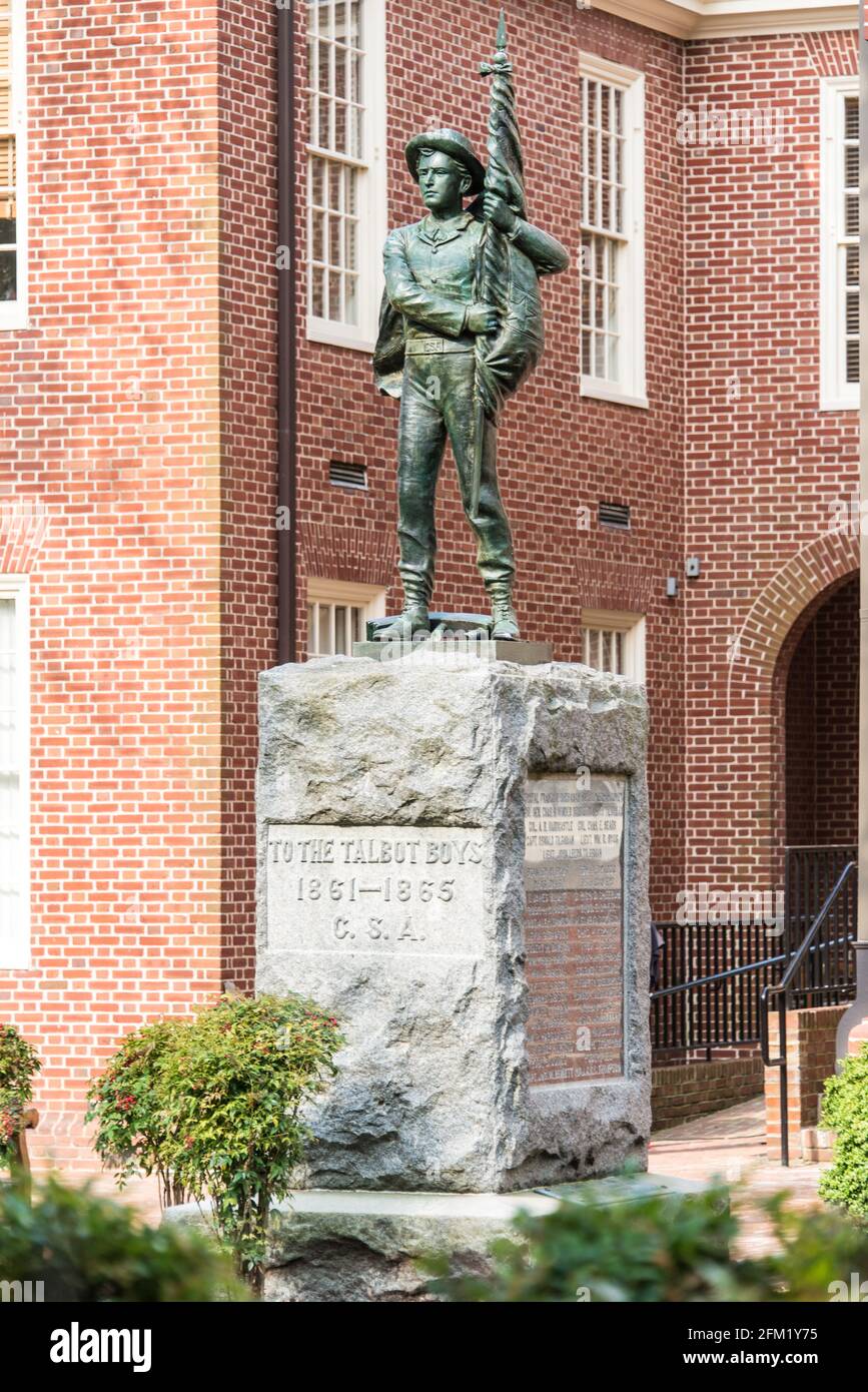 Controversial Talbot Boys Statue, Easton, MD 1 Stock Photo Alamy