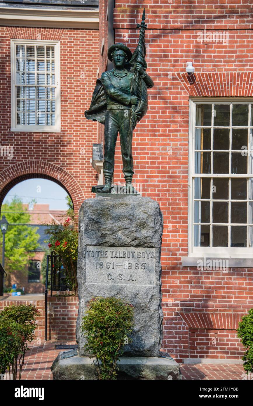 Talbot Boys Statue, Easton, MD, USA Stock Photo