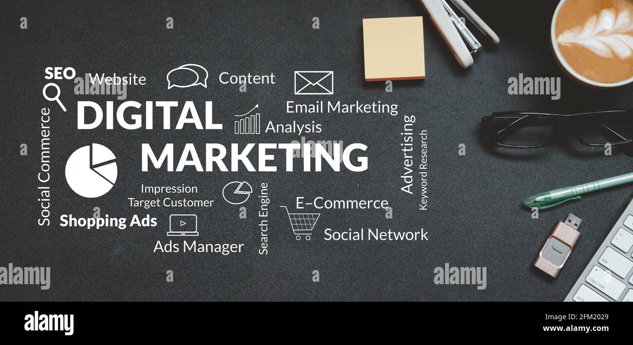 Digital marketing strategy analysis hi-res stock photography and images ...