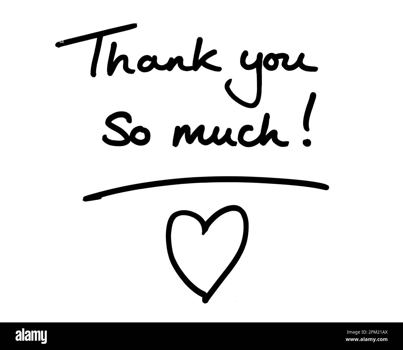 Thank You So Much Handwritten On A White Background Stock Photo Alamy thank-you-so-much-handwritten-on-a-white-background-stock-photo-alamy