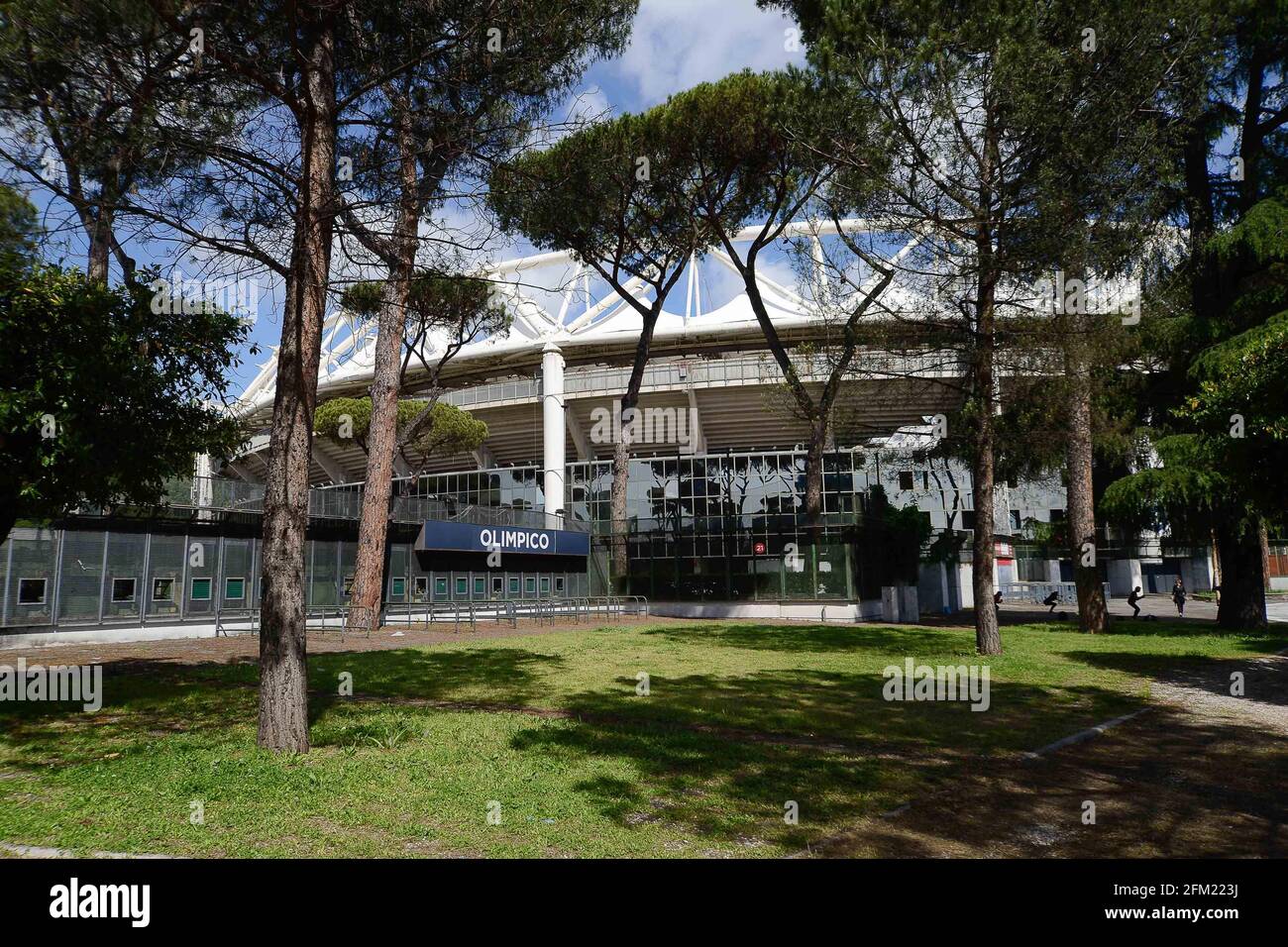 Foto IPP/Roberto Ramaccia Roma 5/05/2021  Stadio Olimpico pre Euro 2020-2021 Nella foto le vecchio biglietterie dello stadio olimpico Italy Photo Pres Stock Photo