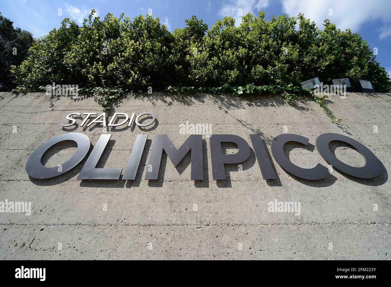 Foto IPP/Roberto Ramaccia Roma 5/05/2021  Stadio Olimpico pre Euro 2020-2021 Nella foto la nuova insegna dello stadio olimpico Italy Photo Press - Wor Stock Photo