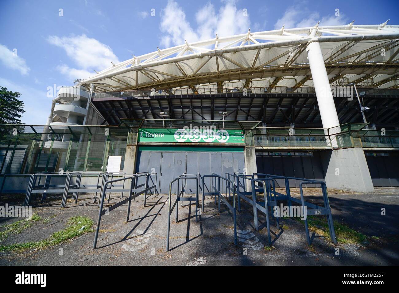 Foto IPP/Roberto Ramaccia Roma 5/05/2021  Stadio Olimpico pre Euro 2020-2021 Nella foto l’ingresso della tribuna Tevere dello stadio olimpico Italy Ph Stock Photo