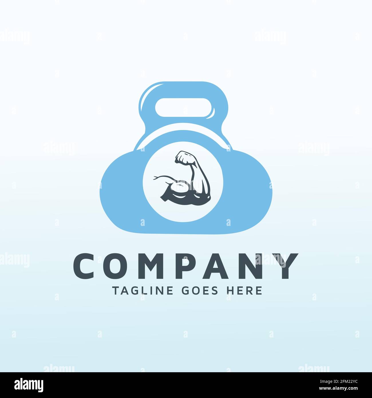 cloud based cyber security fitness logo vector design template Stock Vector