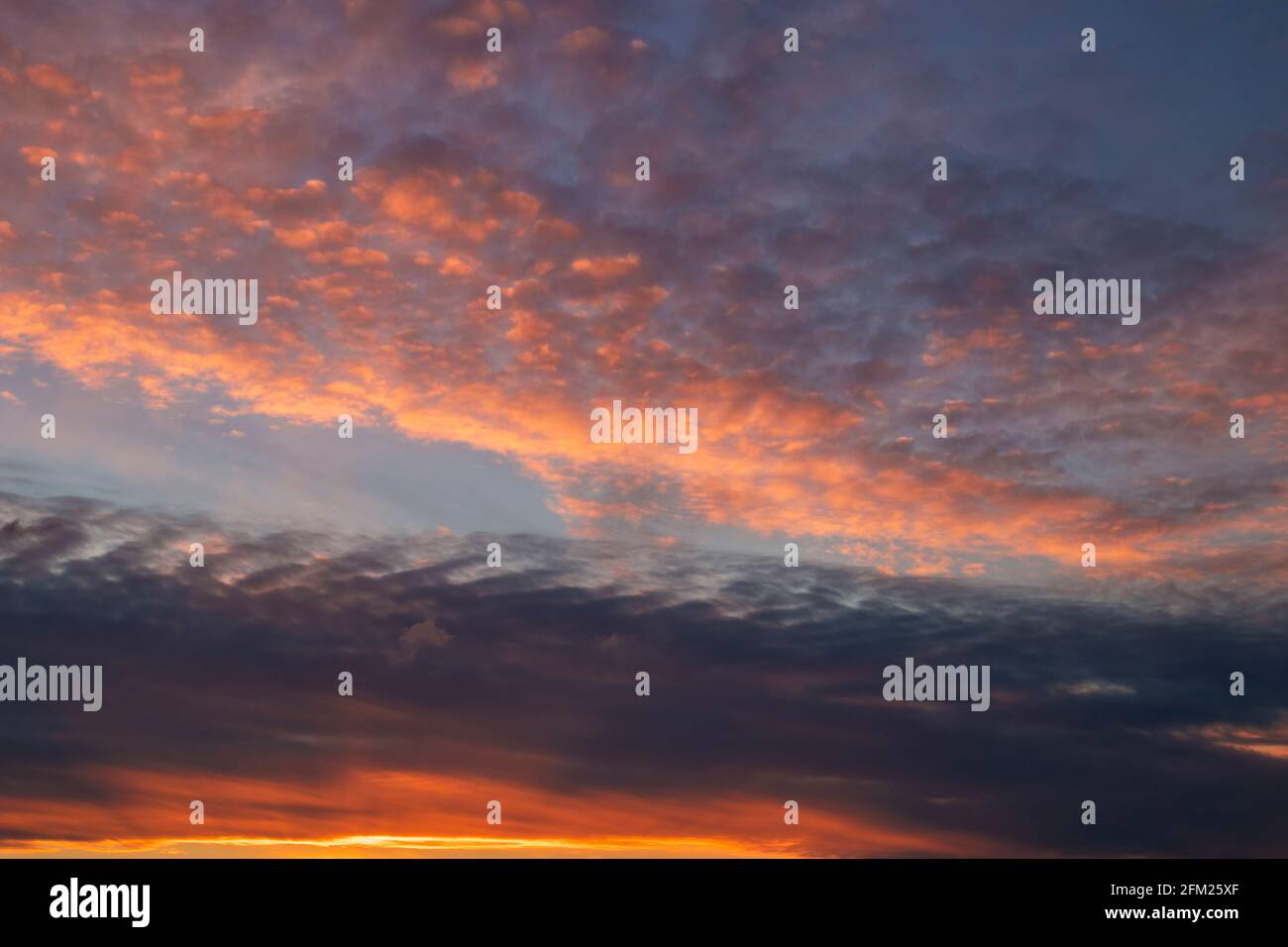 Sunset sky background Stock Photo
