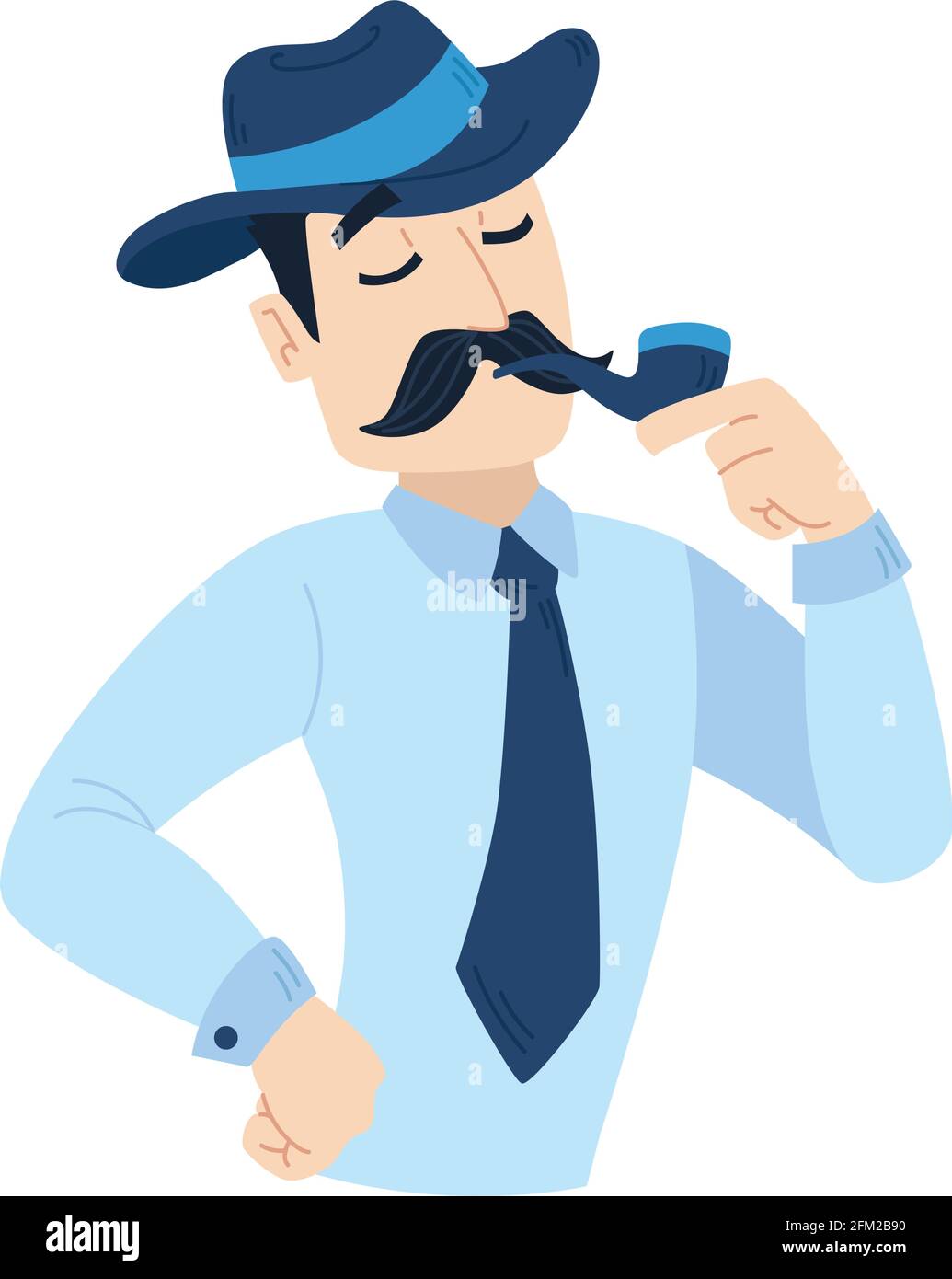 Man smoking background Stock Vector Images - Alamy