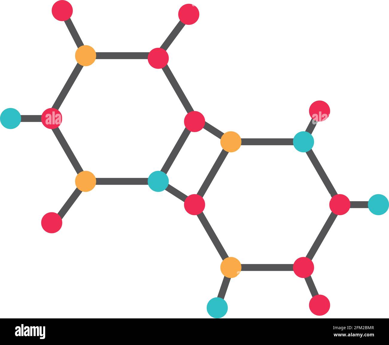 science molecule structure isolated icon Stock Vector Image & Art - Alamy