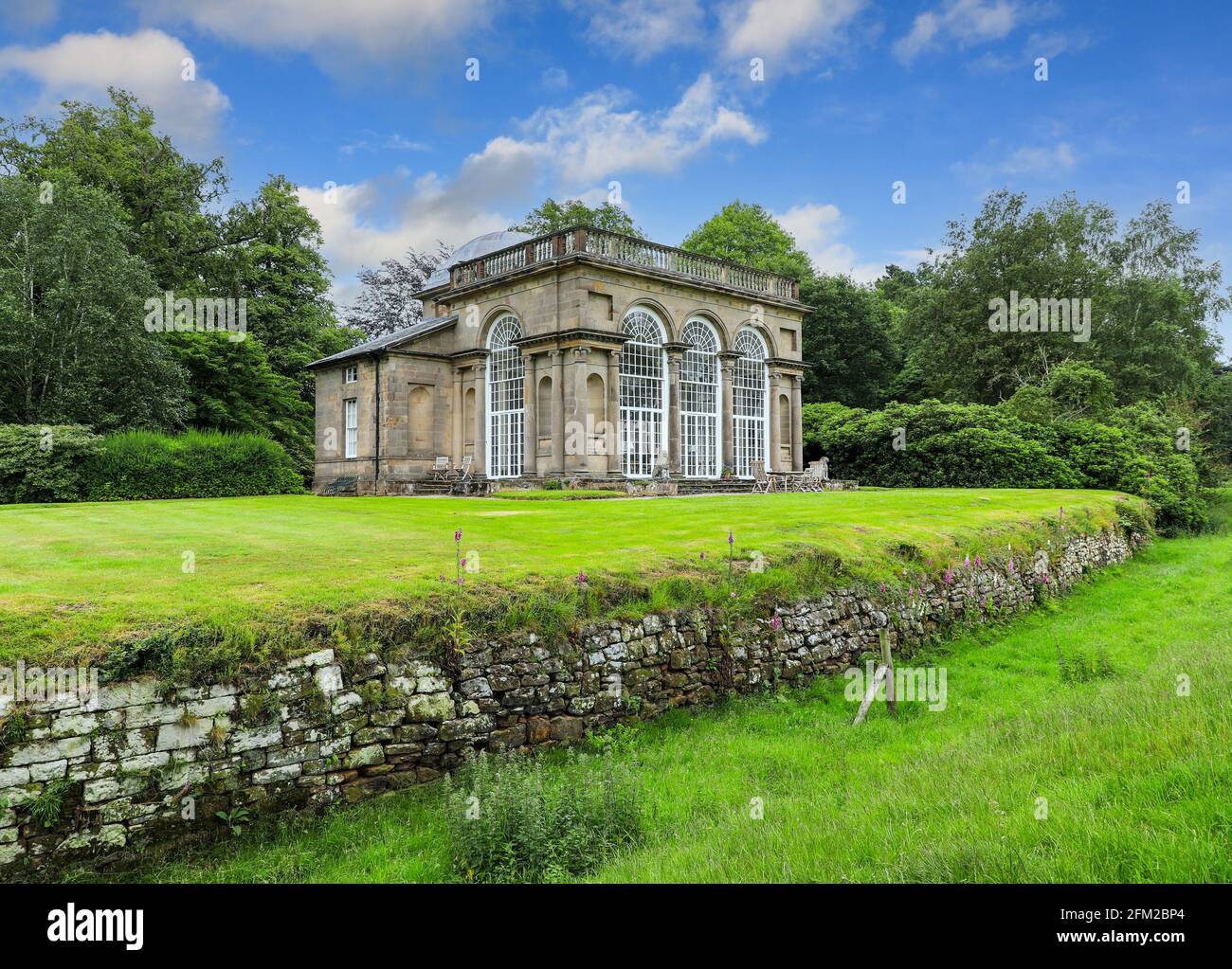 The Grade I listed Temple of Diana is actually an orangery and garden