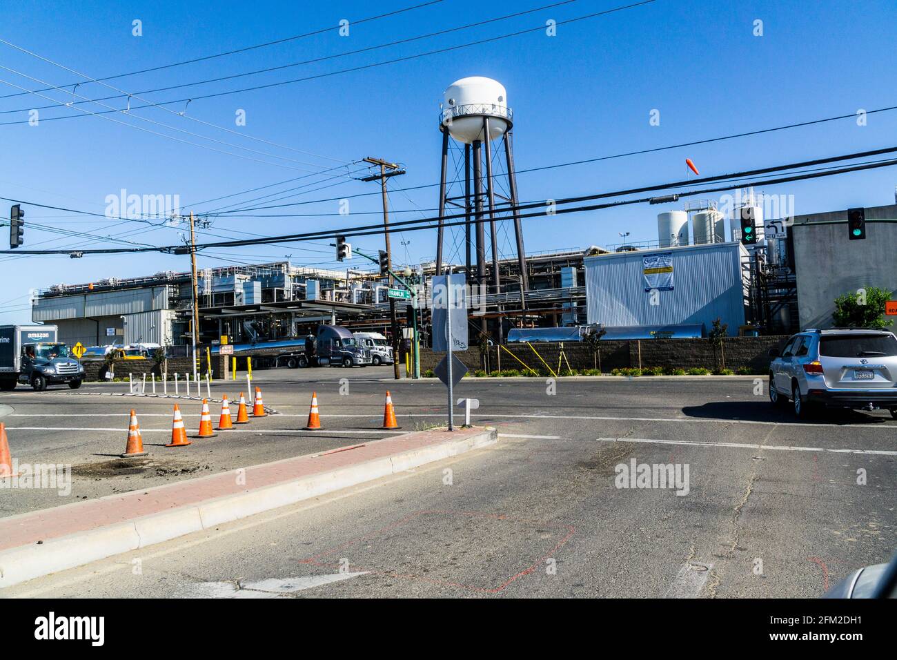 The Crystal creamery in Modesto California where they make ice cream