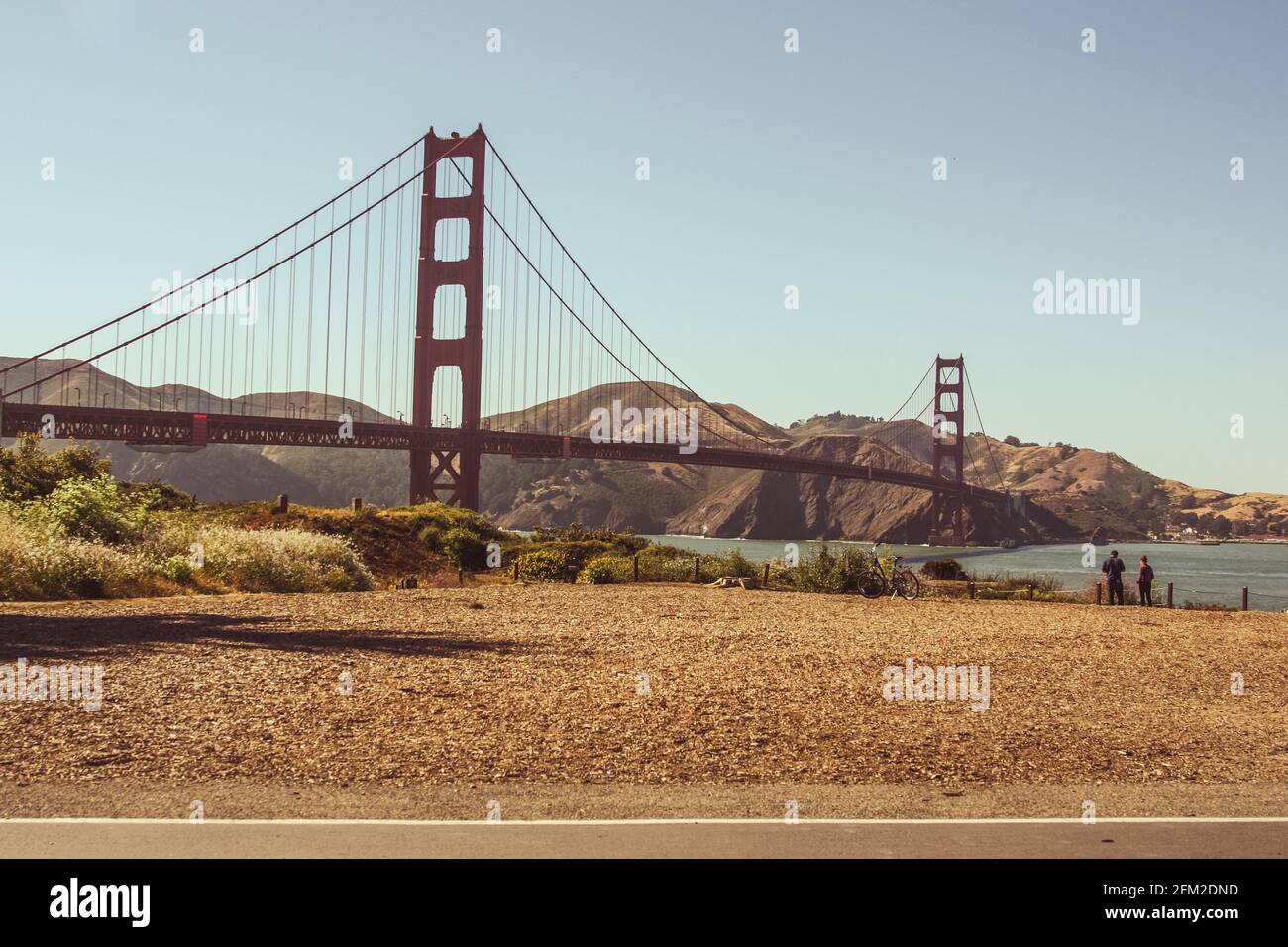 Golden Gate Bridge in San Francisco, United States of America aka USA Stock Photo