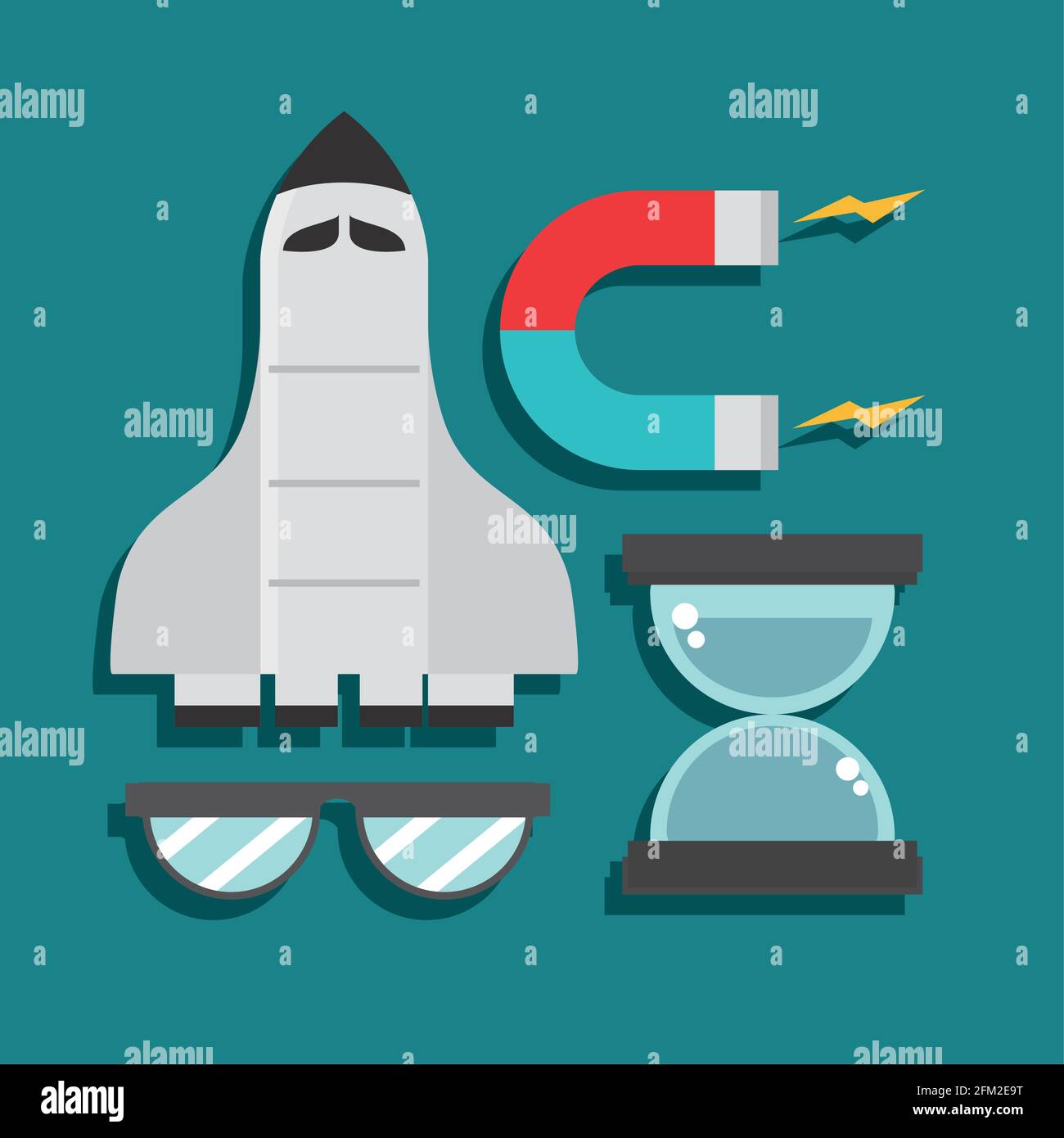 science physics spaceship glasses Stock Vector Image & Art Alamy