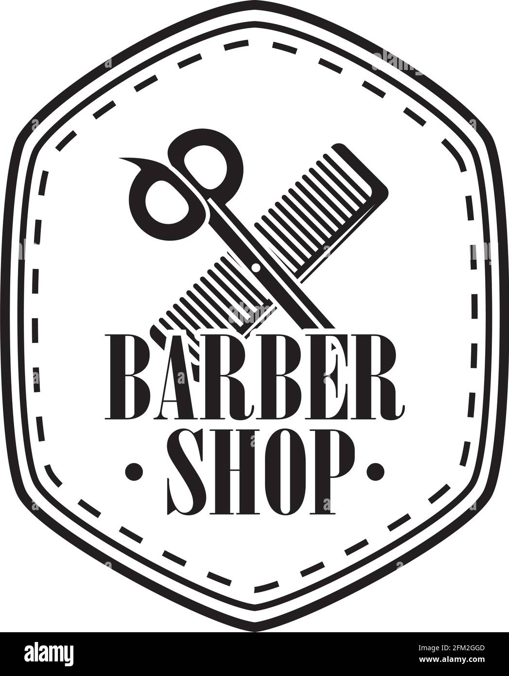 Old fashioned barber shop Cut Out Stock Images & Pictures - Alamy