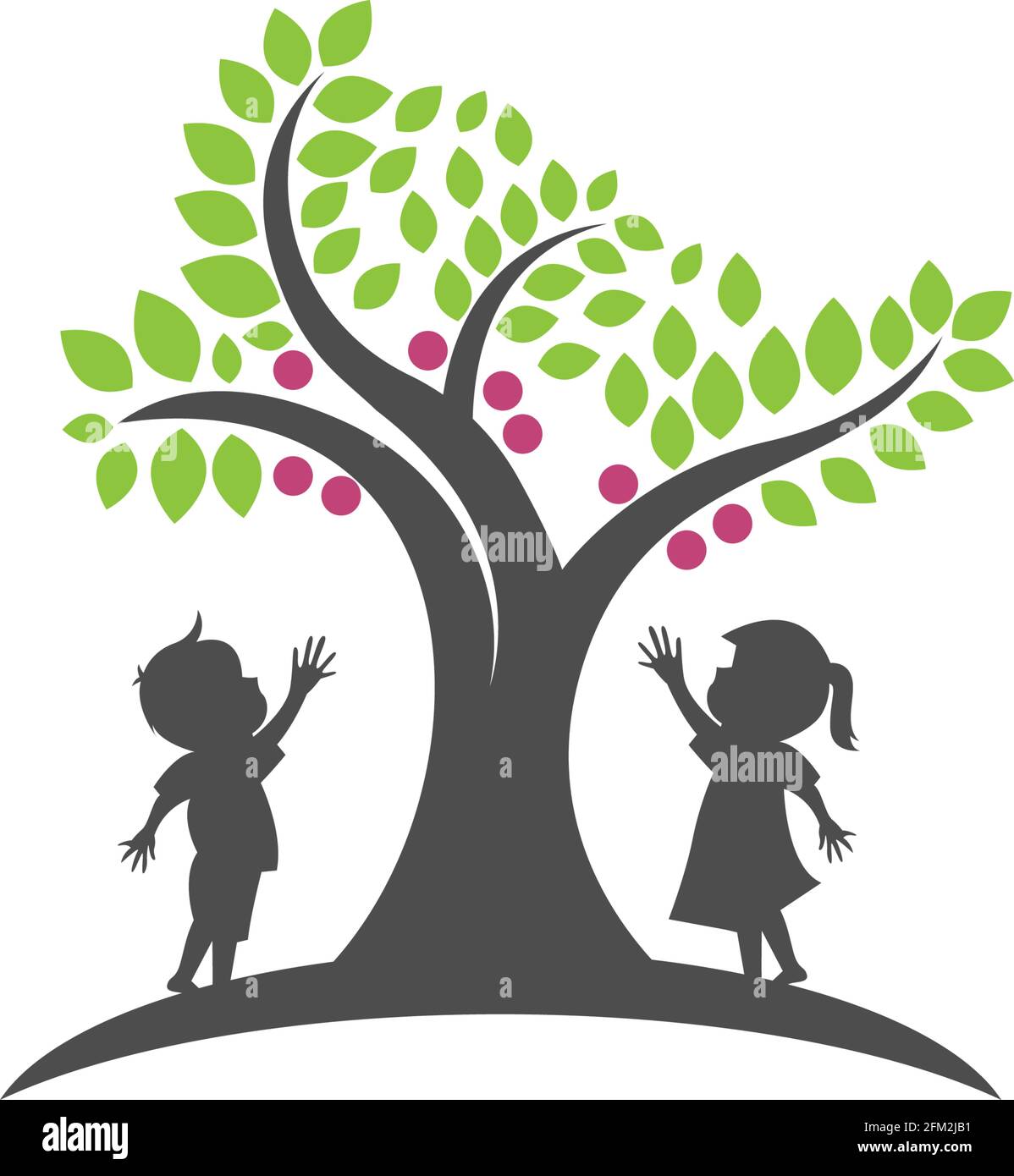 Tree icon Tree branch design vector illustration template Stock Vector ...