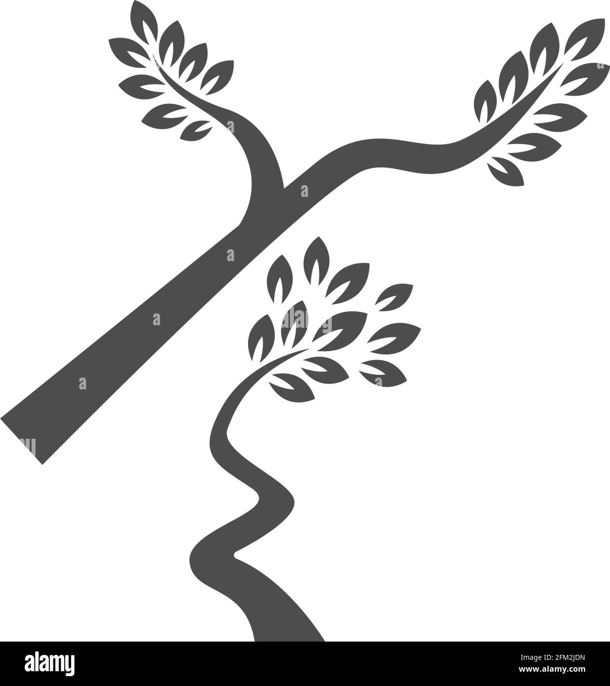 Tree icon Tree branch design vector illustration template Stock Vector ...