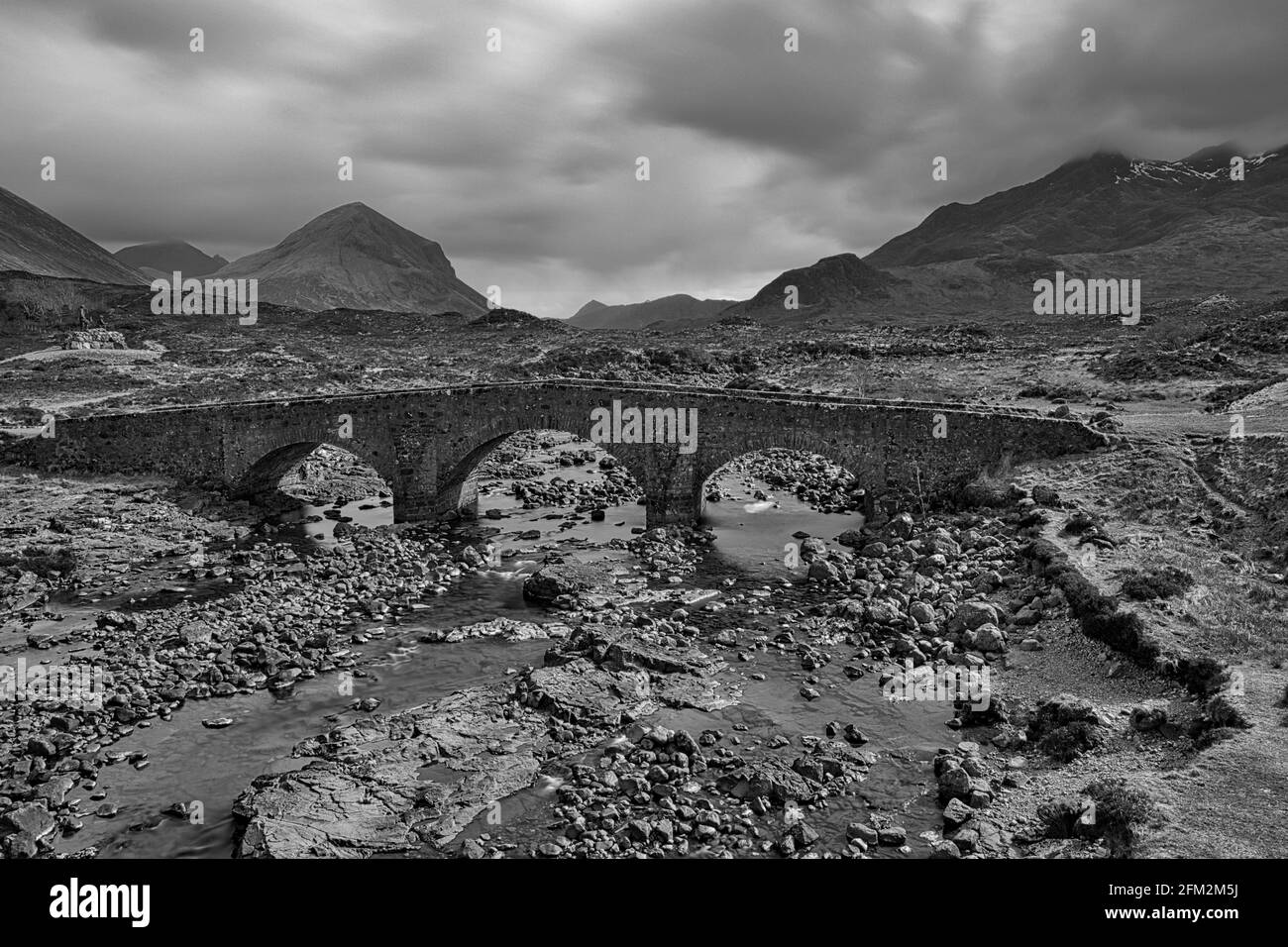 The Old Bridge Sligachan Isle of Skye Stock Photo Alamy