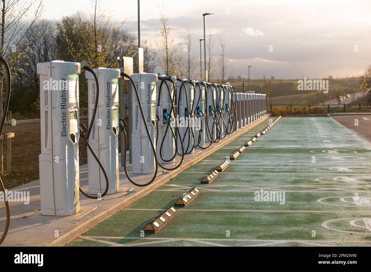 Ev charging motorway hires stock photography and images Alamy