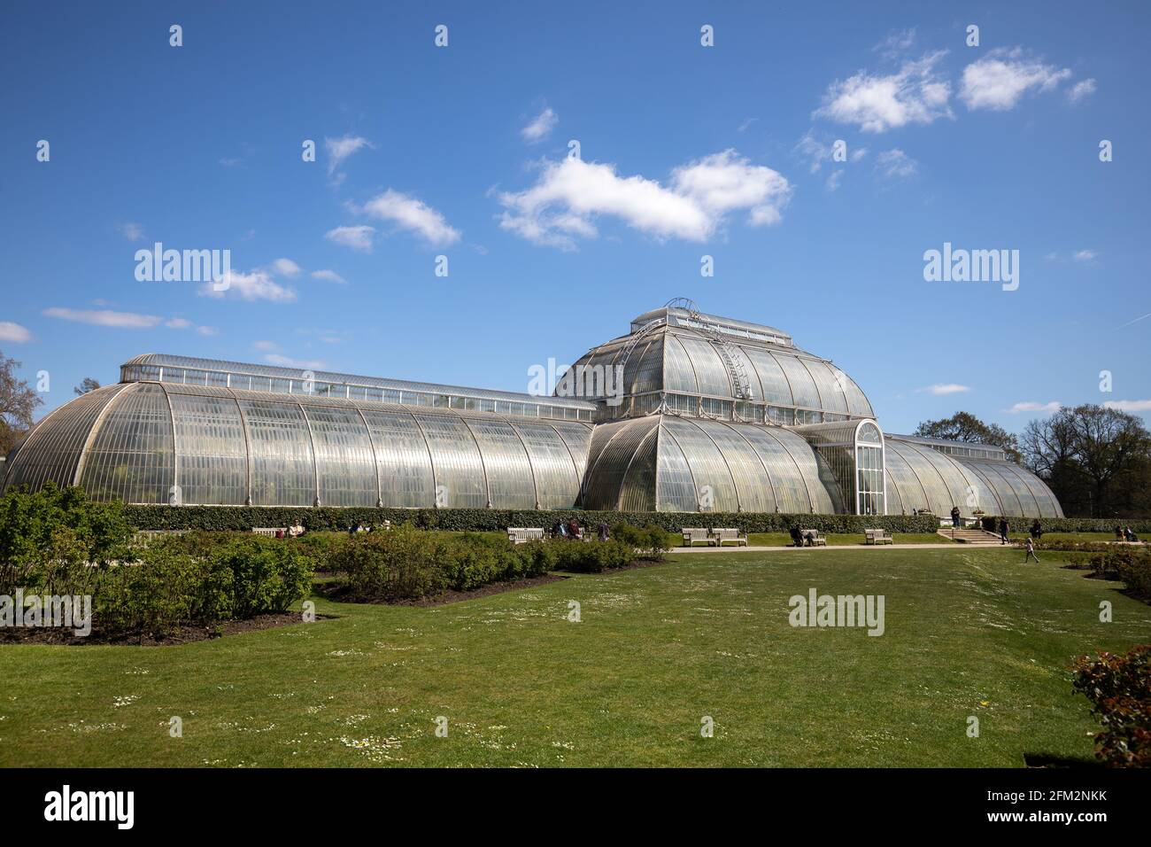 The Palm House at Kew Royal Botanic Gardens, London, Uk Stock Photo