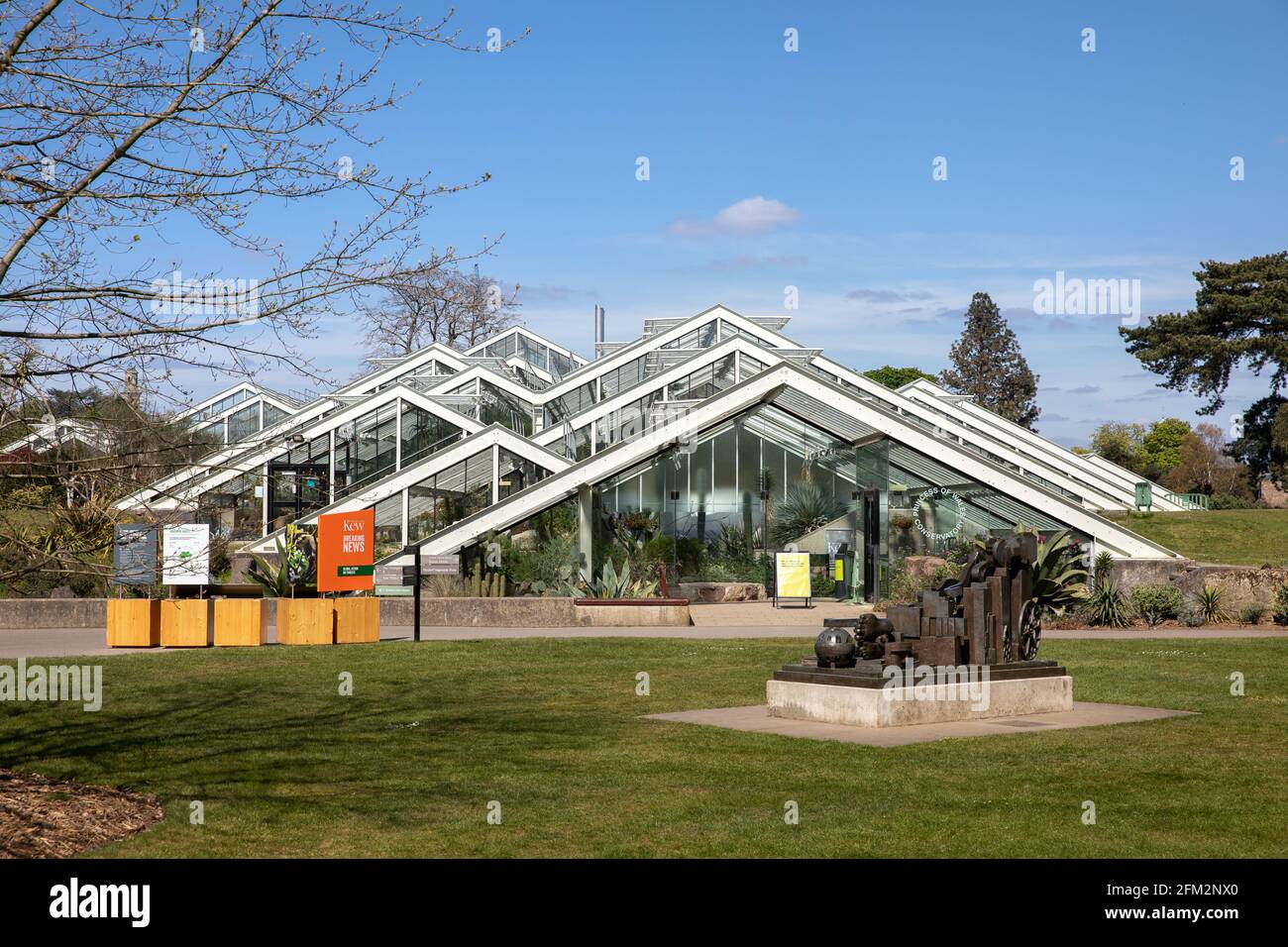 The Princess of Wales Conservatory, Kew Royal Botanic Gardens. Stock Photo