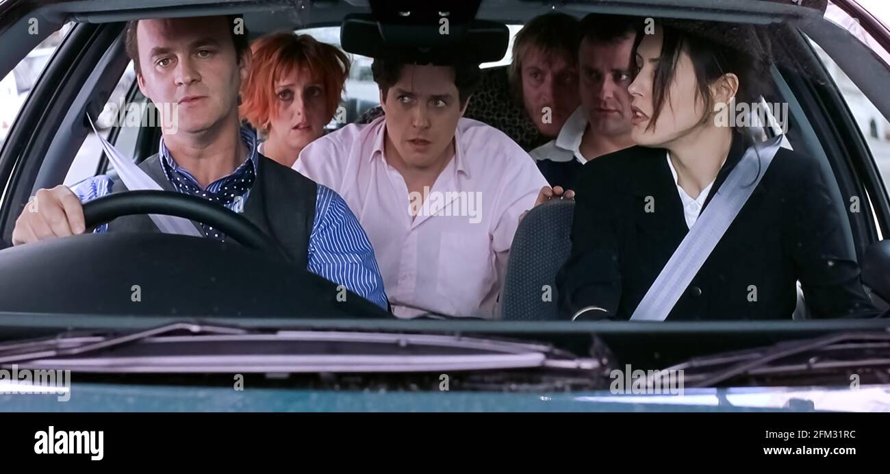 Tim Mcinnerny Emma Chambers Gina Mckee Hugh Bonneville Notting Hill 1999 Stock Photo Alamy