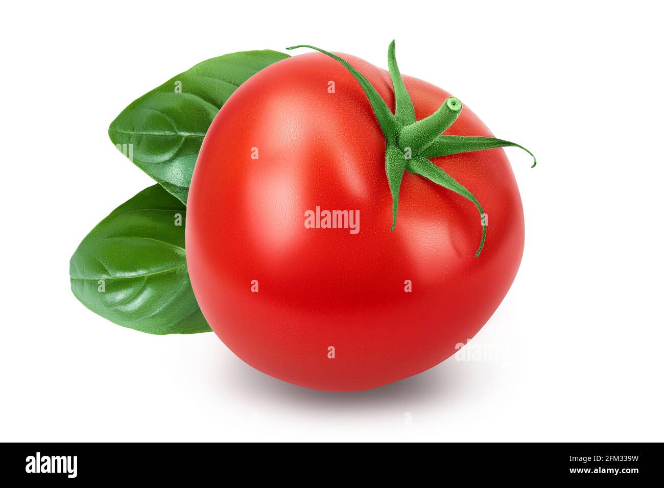 Tomato isolated on white background with clipping path and full depth ...