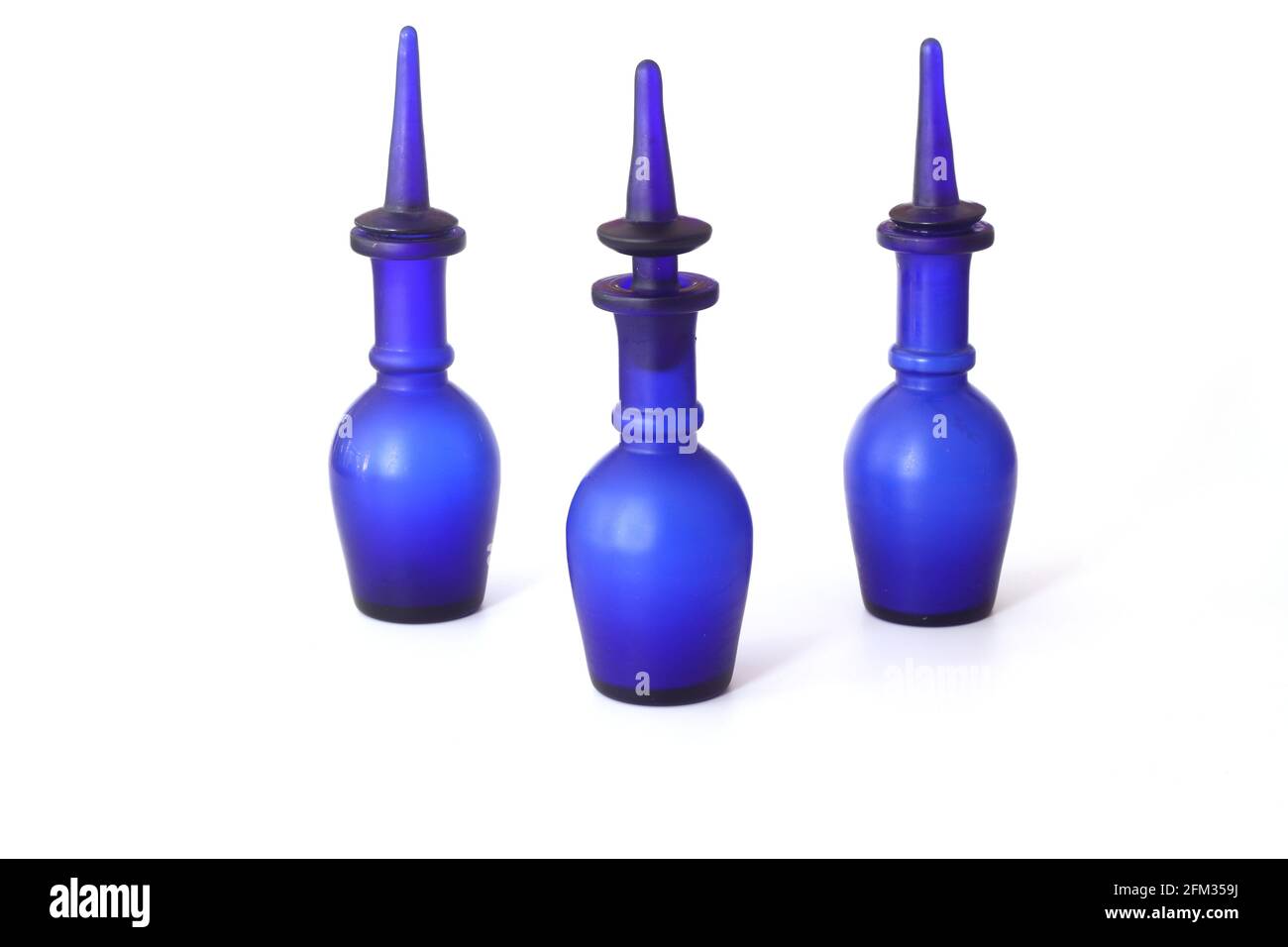 blue vase on white background Stock Photo - Alamy