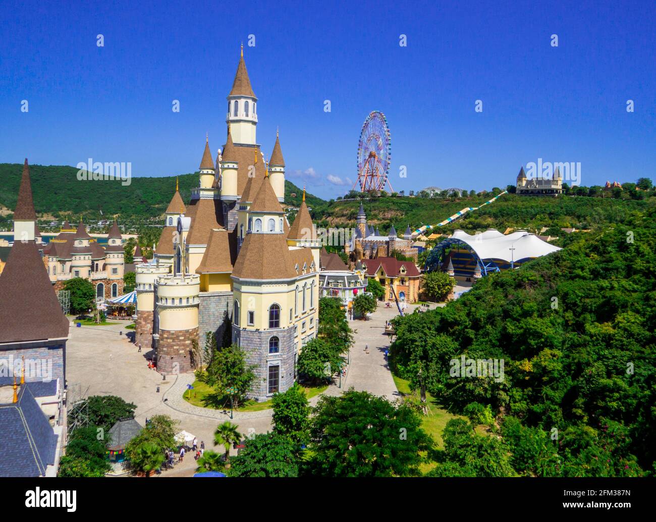 Vinpearl Amusement Park, Nha Trang, Vietnam Stock Photo