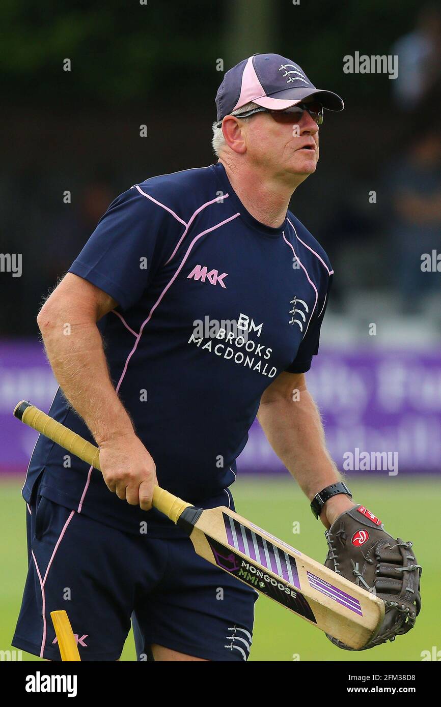 Middlesex head coach Richard Scott during Essex Eagles vs Middlesex, Nat West T20 Blast Cricket at the Essex County Ground on 10th June 2016 Stock Photo