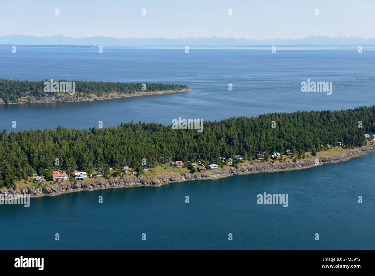 East Point, Saturna Island, British Columbia, Canada. Stock Photo