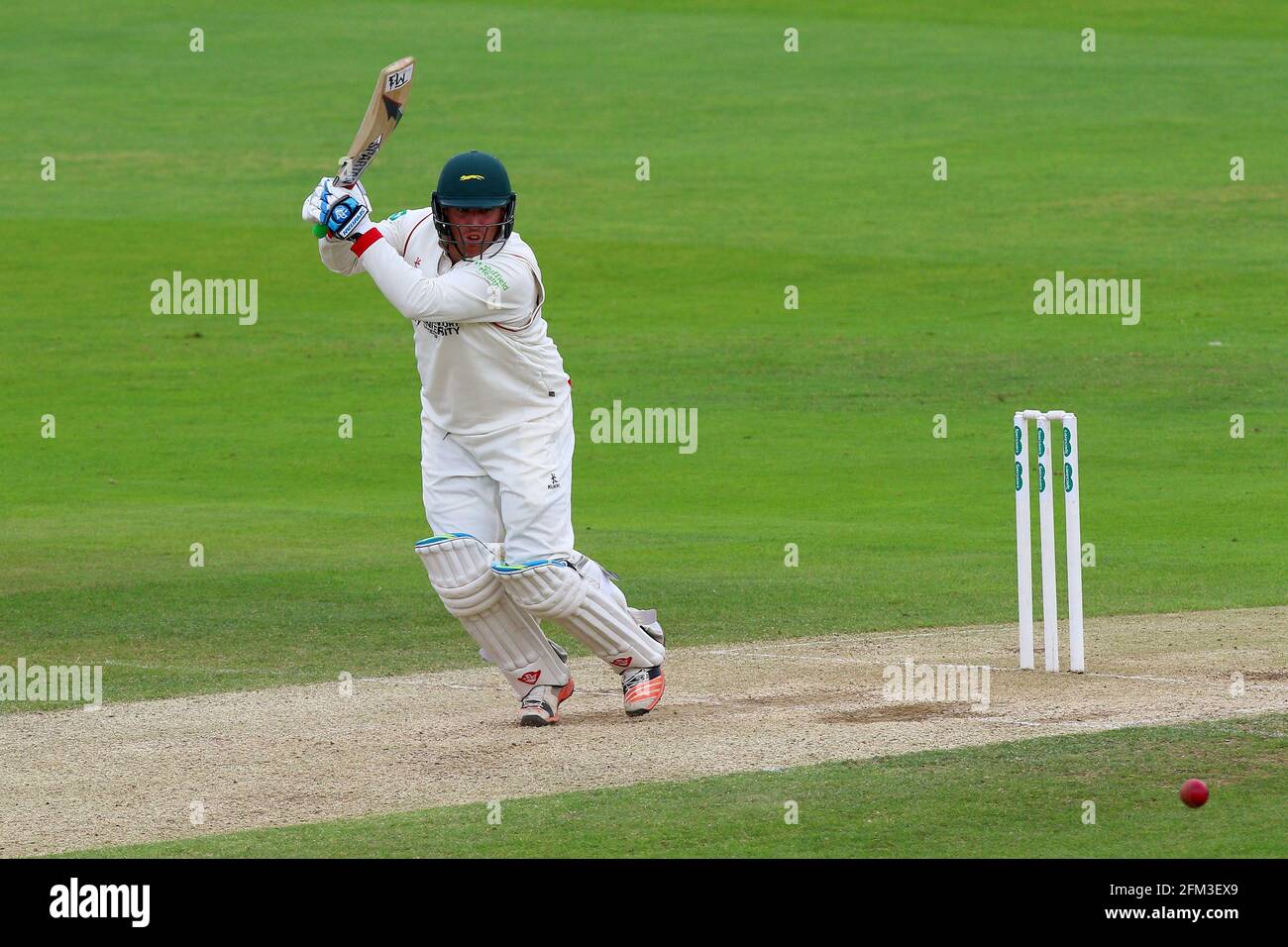 Mark Cosgrove in batting action for Leicestershire during Essex CCC vs Leicestershire CCC, Specsavers County Championship Division 2 Cricket at the Es Stock Photo