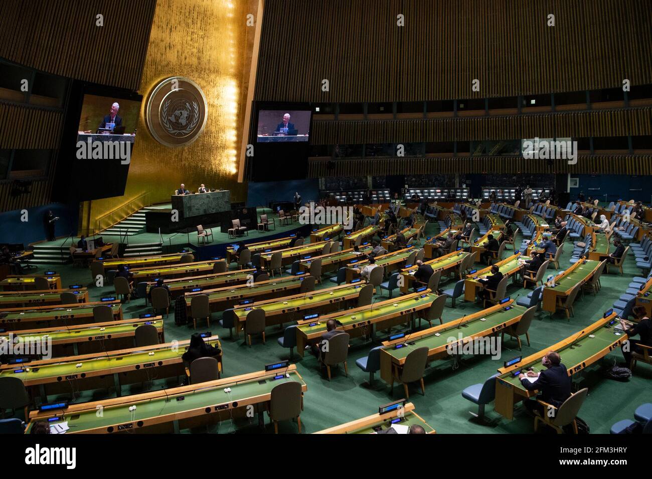 A general view of the un headquarters in new york hi-res