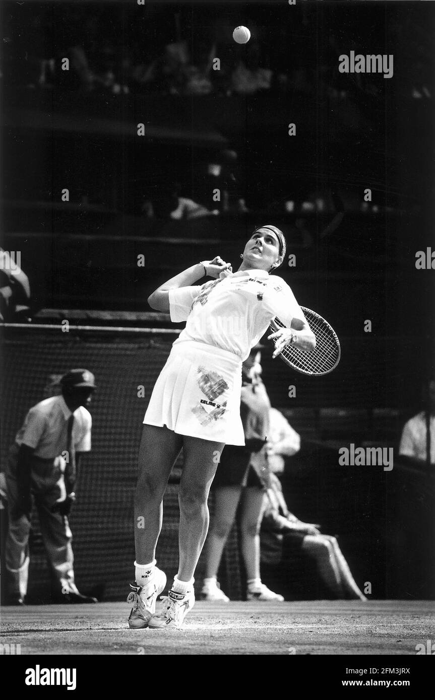 Conchita Martinez during semifinals Wimbledon 94 Stock Photo