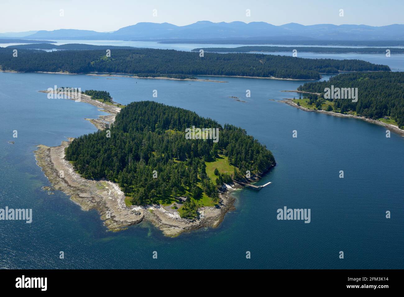 Breakwater Island, British Columbia, Canada Stock Photo