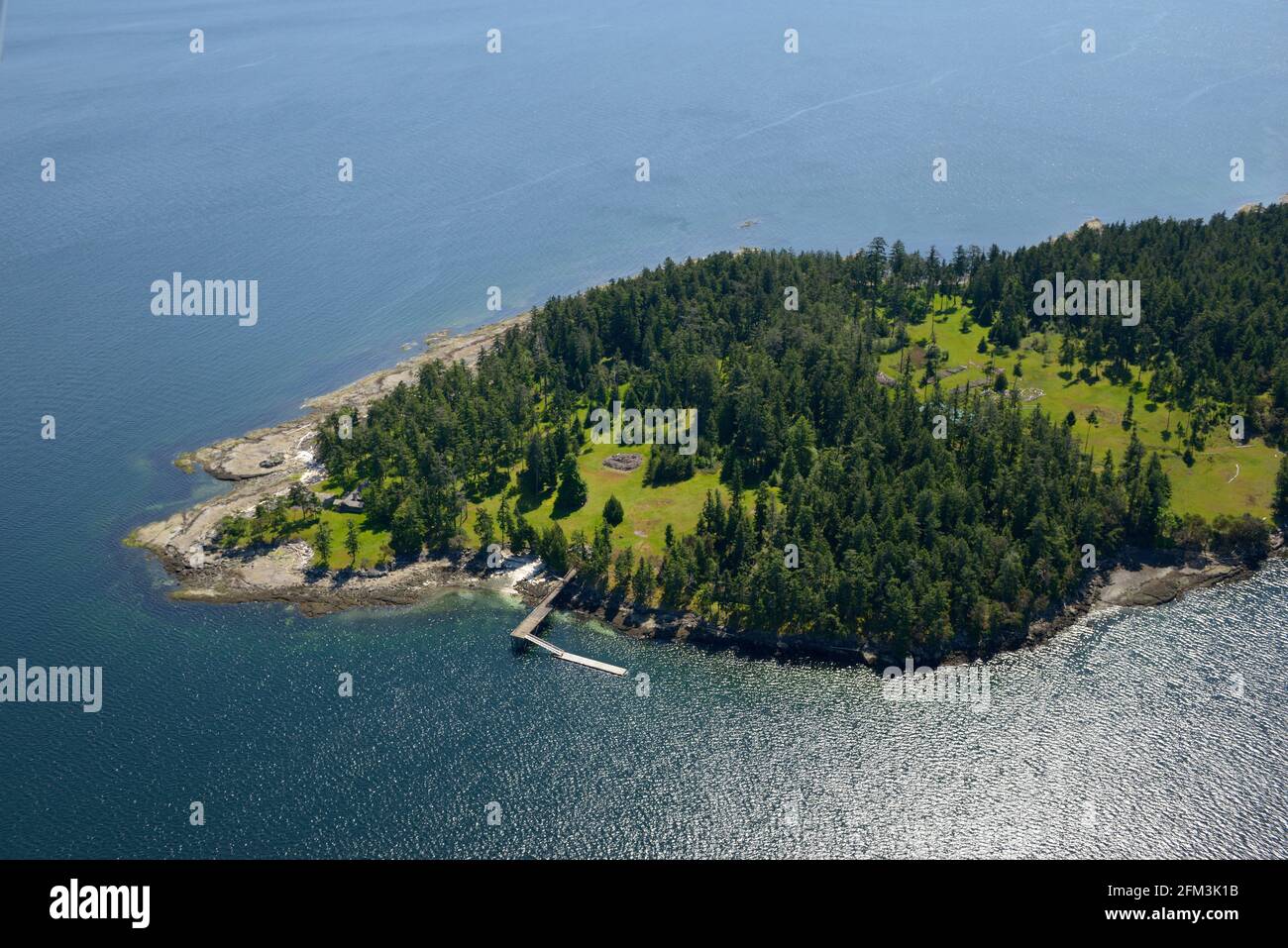 Breakwater Island, British Columbia, Canada Stock Photo