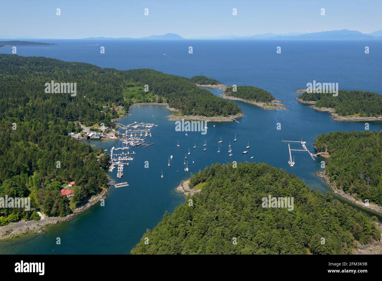 Silva Bay, Gabriola Island, British Columbia Stock Photo Alamy