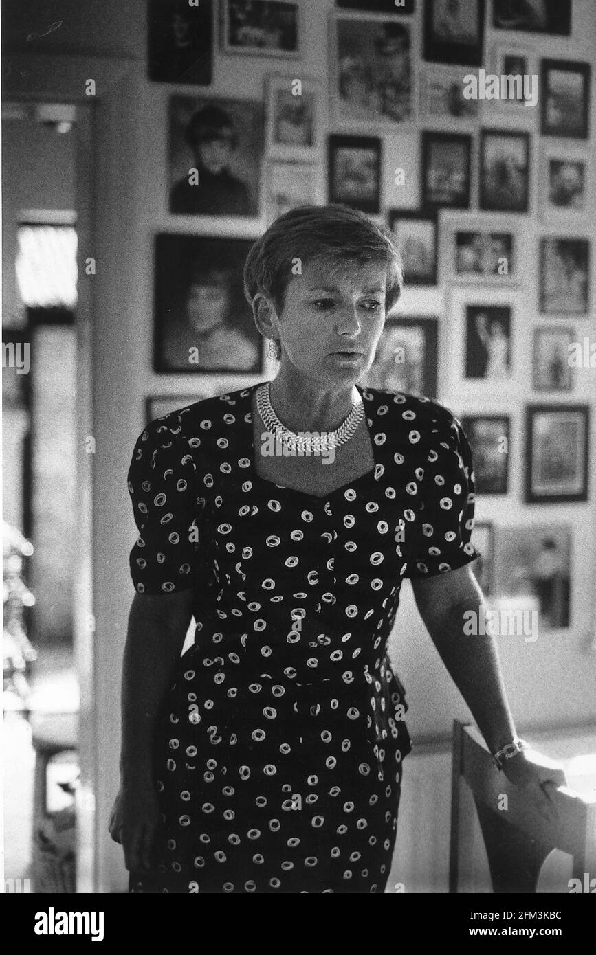 Glenys Kinnock at home Stock Photo