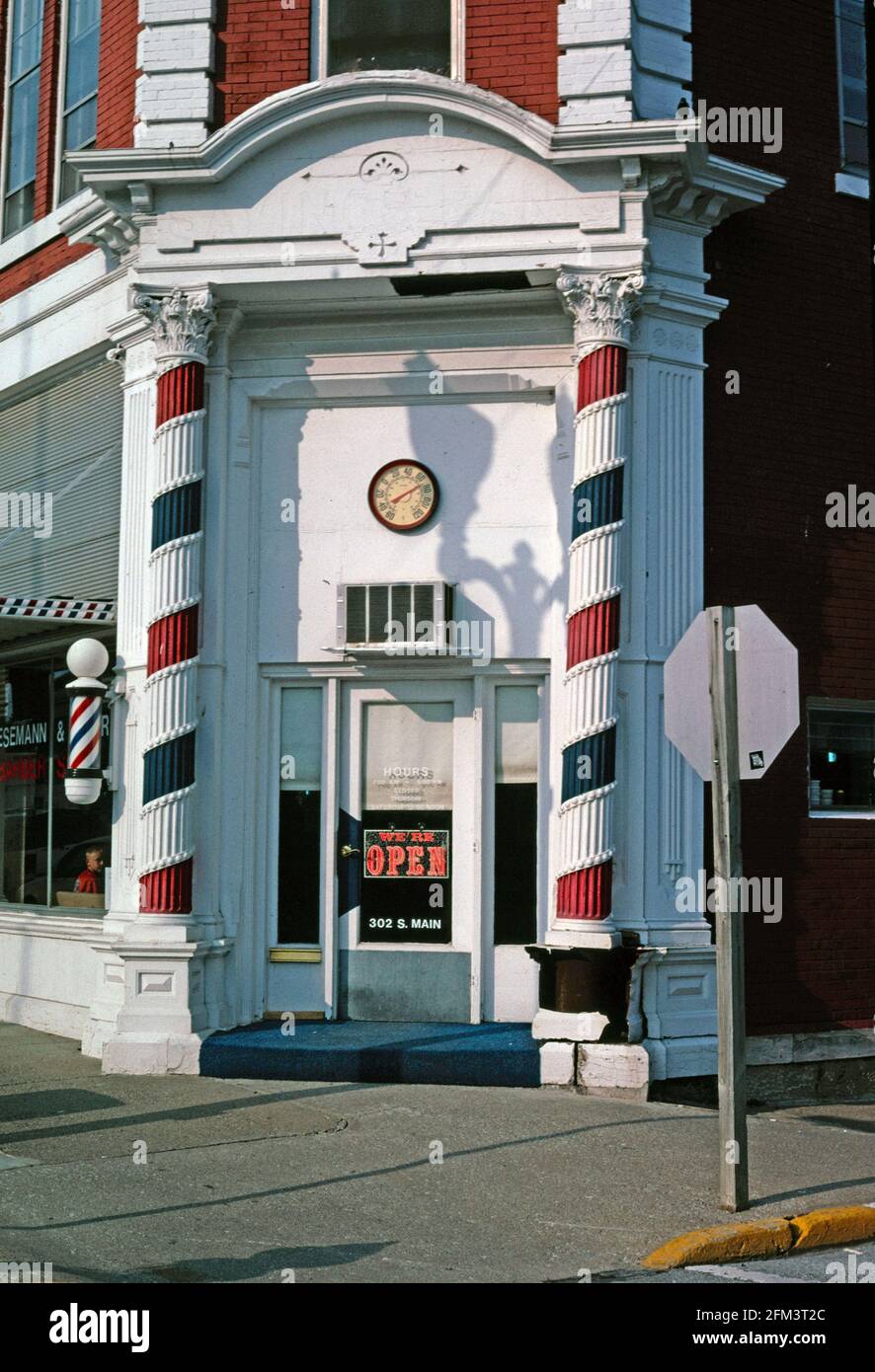 Early 2000's United States Weisemann & Sutter Barber Shop Palmyra