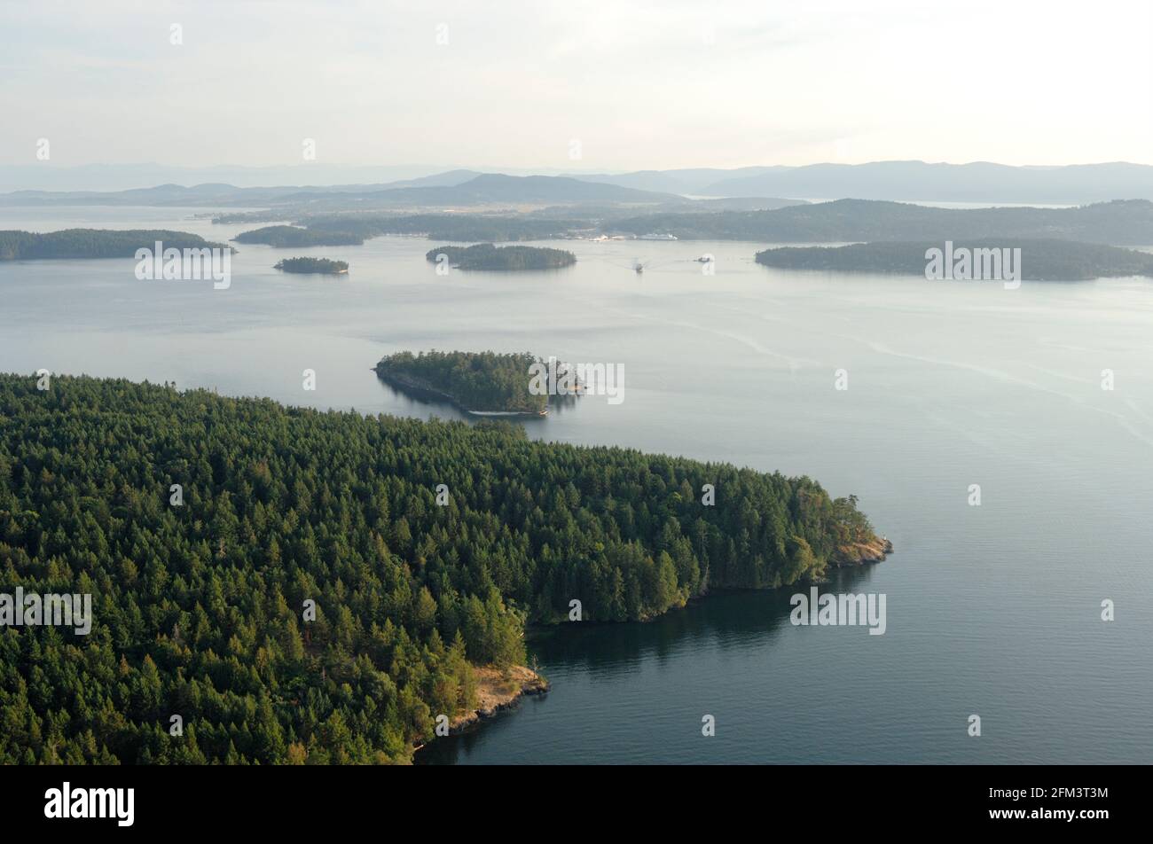 Portland Island, Southern Gulf Islands, British Columbia, Canada Stock ...