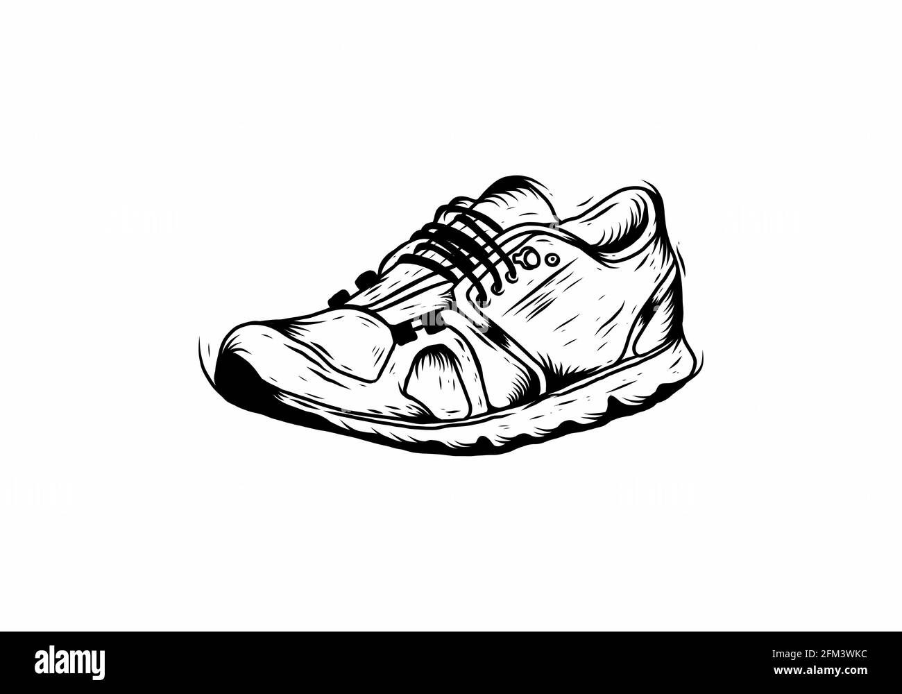 Line Drawing Shoe