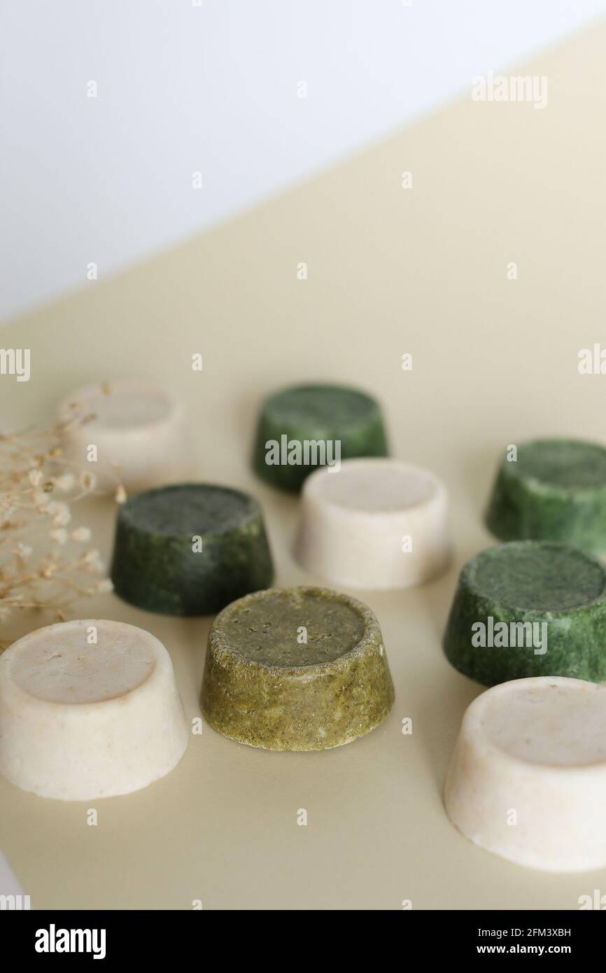 Solid shampoo bars zero waste Stock Photo Alamy