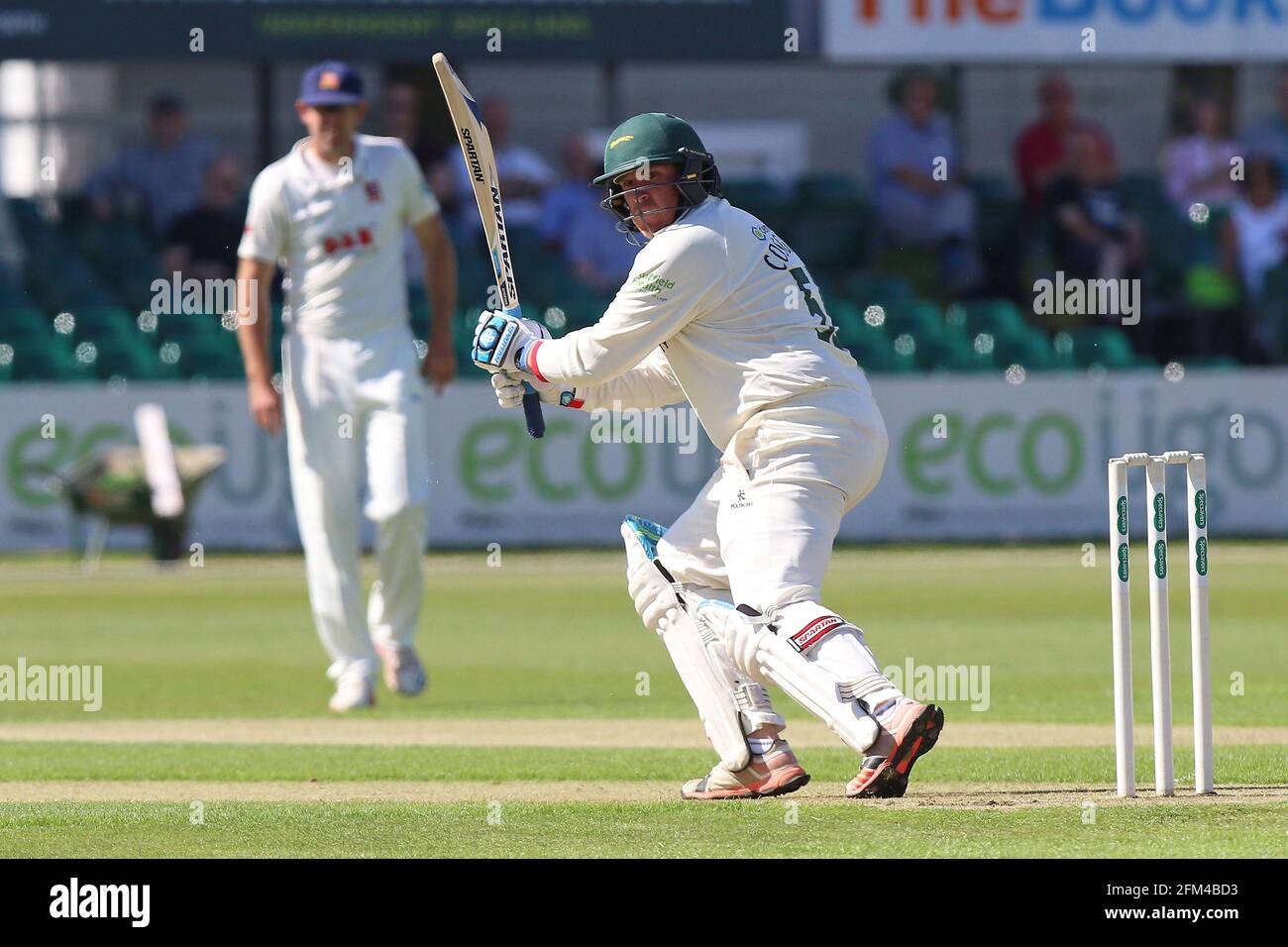Mark Cosgrove in batting action for Leicestershire during Leicestershire CCC vs Essex CCC, Specsavers County Championship Division 2 Cricket at the Fi Stock Photo