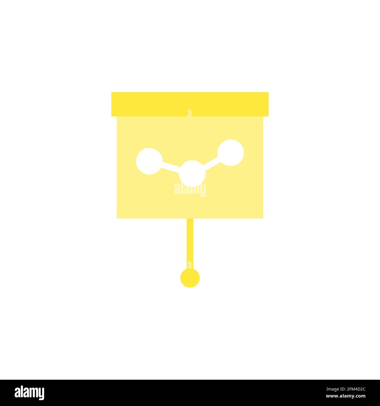 Chart Presentation Vector Conceptual Icon Design eps10 Stock Vector