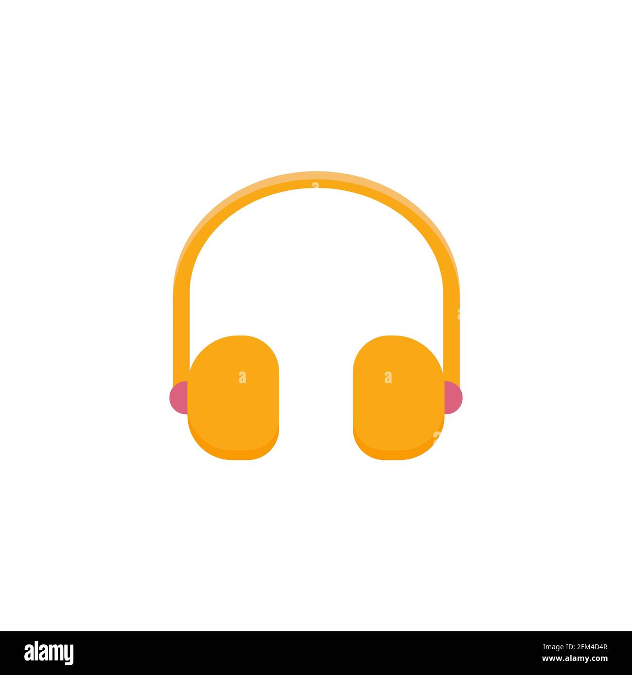 Headphones Conceptual Vector Icon Design eps10 Stock Vector