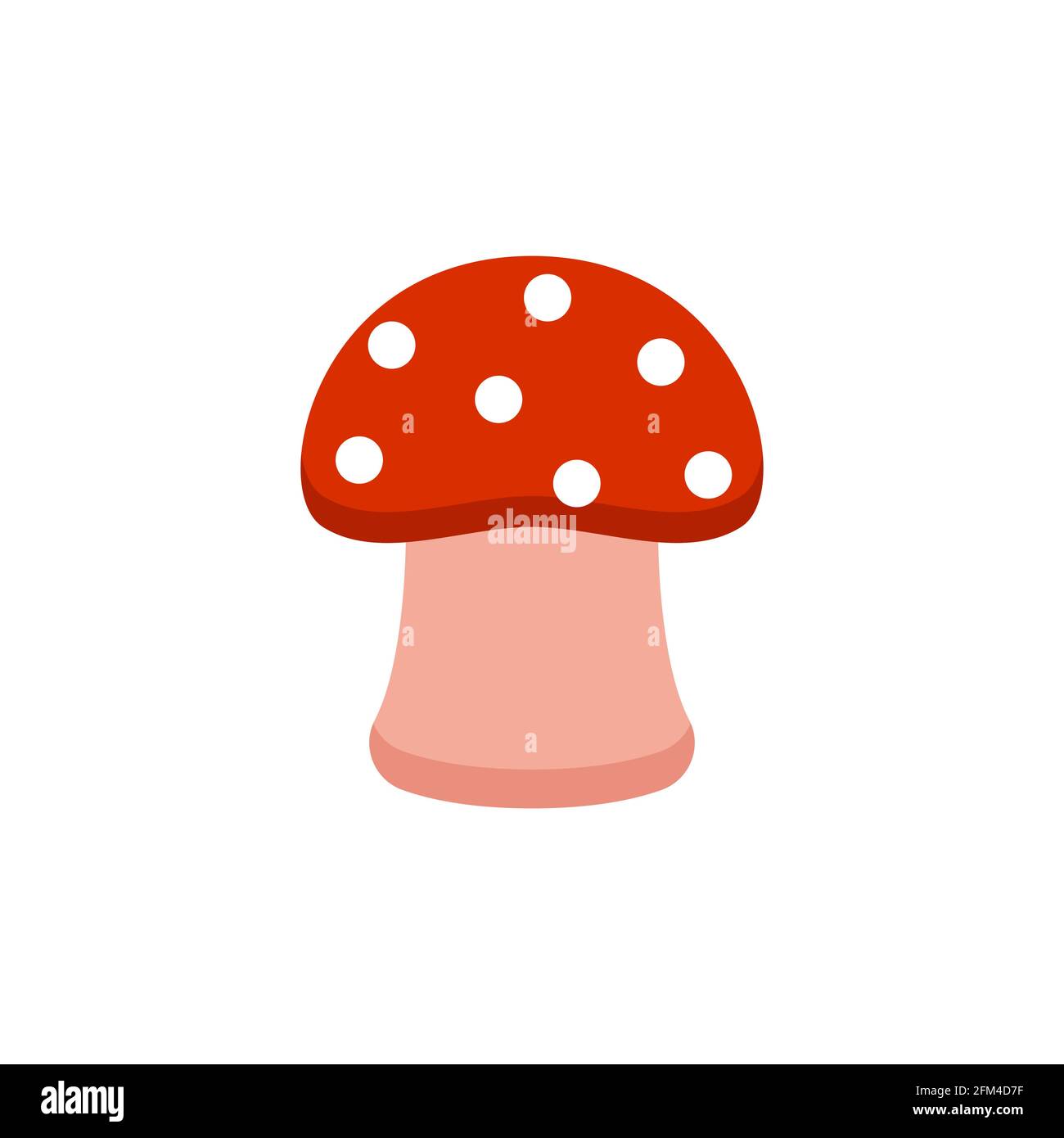 Mushroom Icon Conceptual Vector Design Illustration eps10 Stock Vector