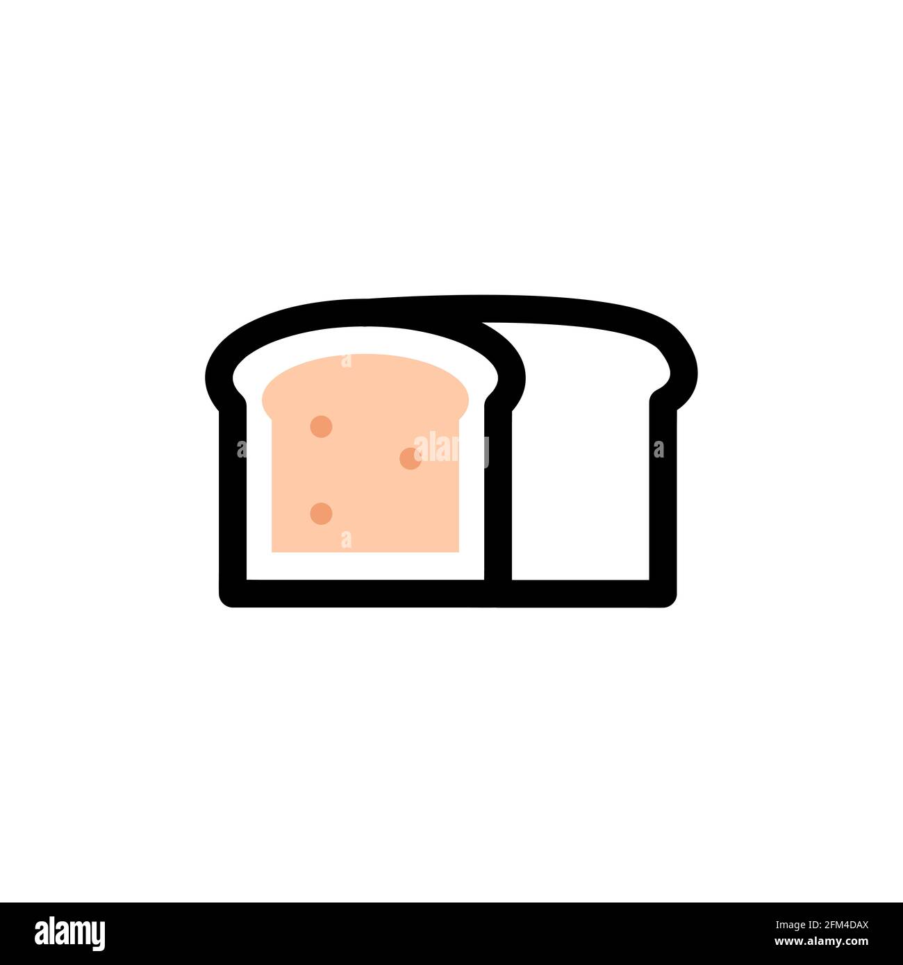 Bread Conceptual Icon Vector Design Illustration eps10 Stock Vector