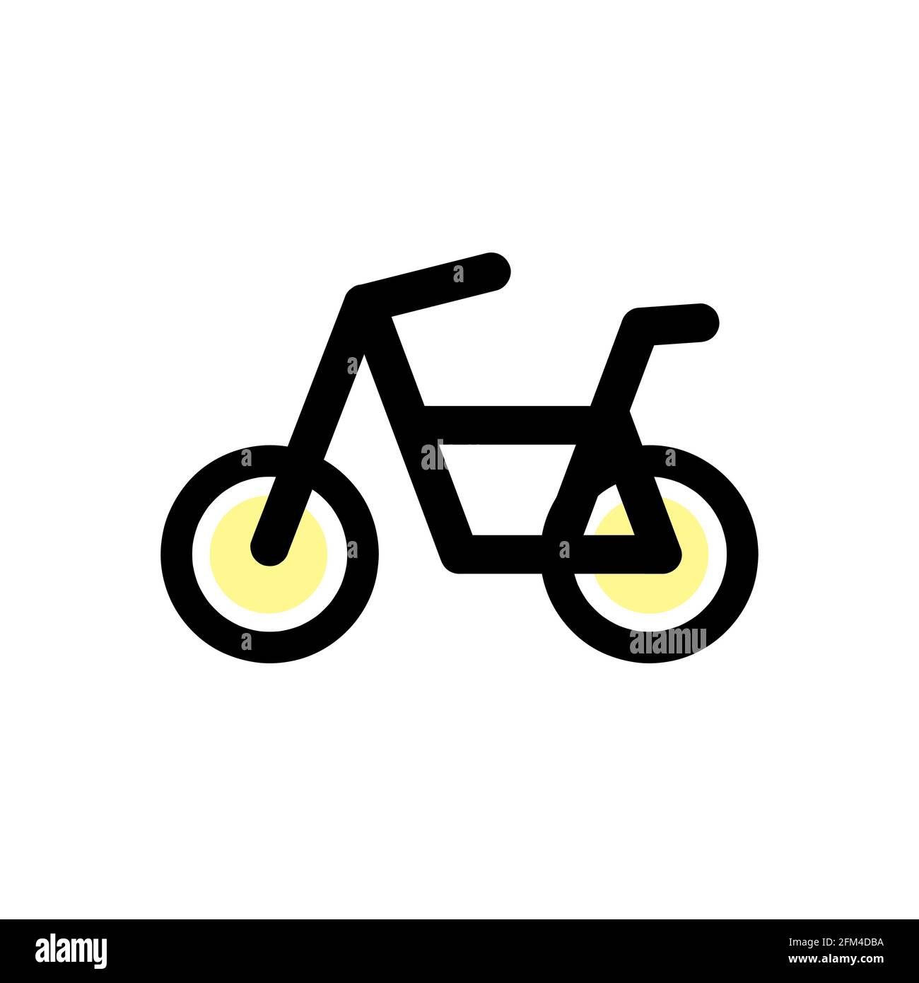 Bicycle Icon Conceptual Vector Design Illustration eps10 Stock Vector